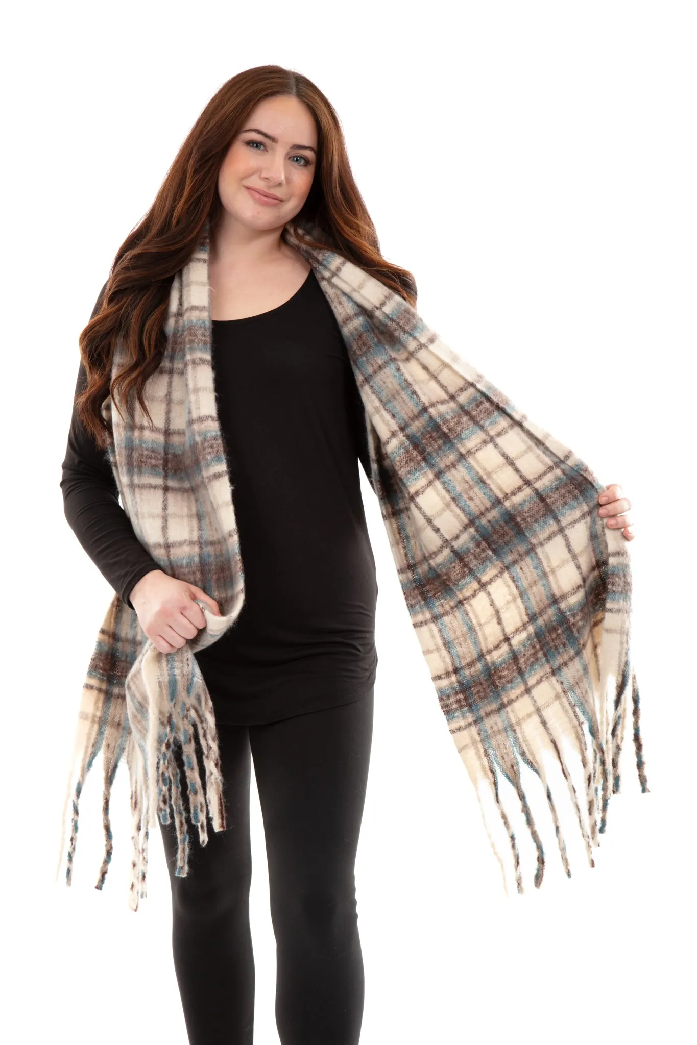 Louise - Bouclé Scarf sold by Just Cozy product image thumbnail 5