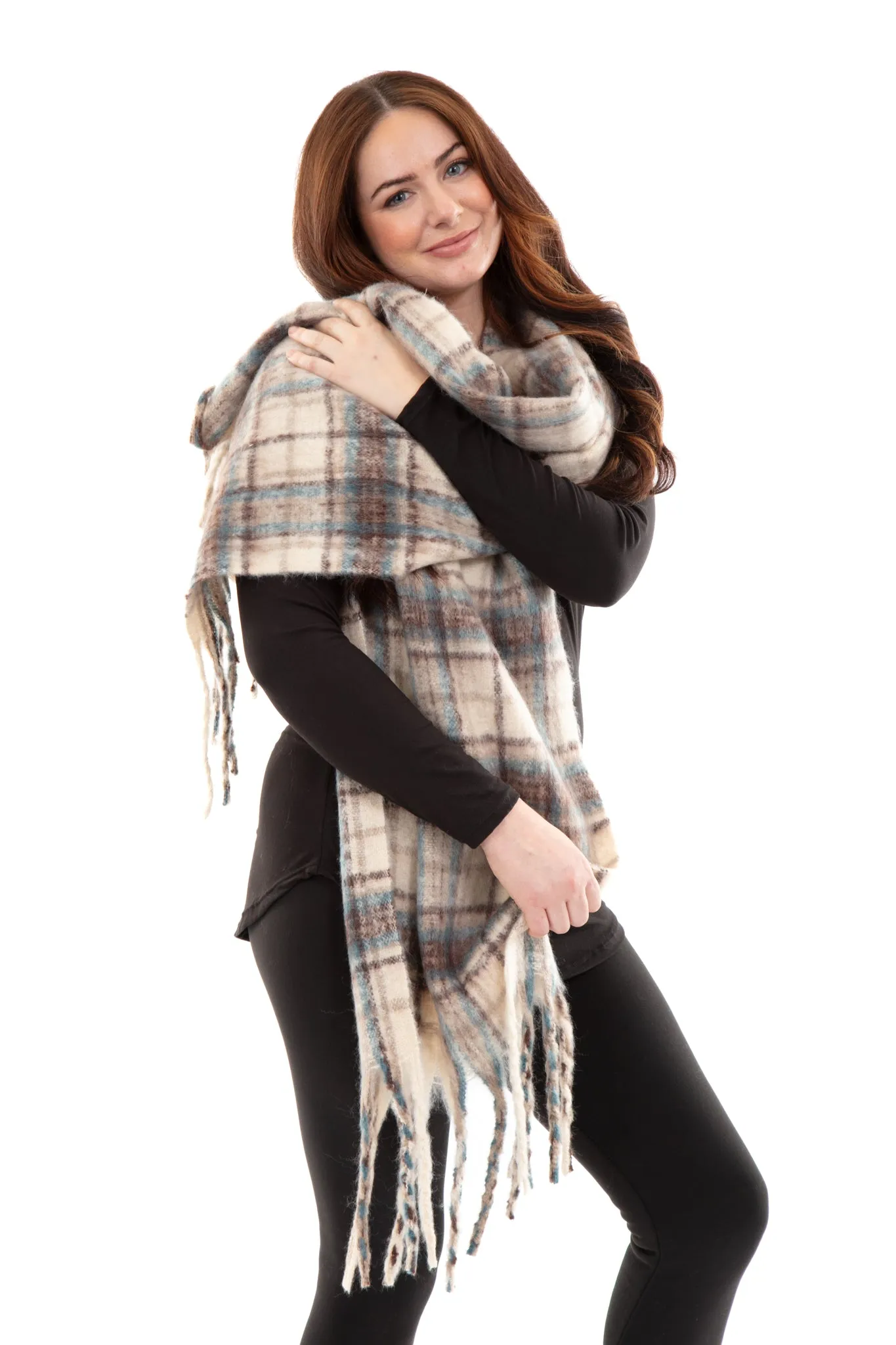 Louise - Bouclé Scarf sold by Just Cozy product image thumbnail 2