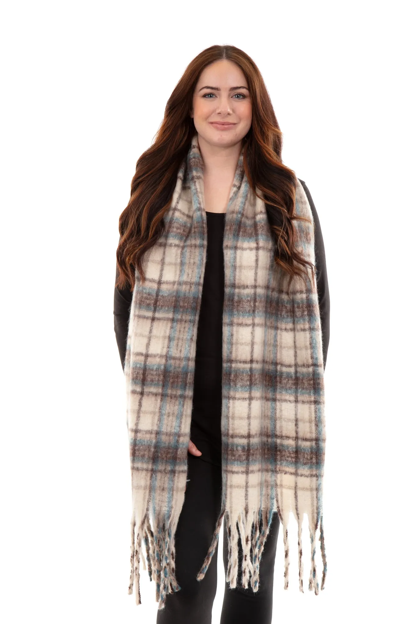 Louise - Bouclé Scarf sold by Just Cozy product image thumbnail 3