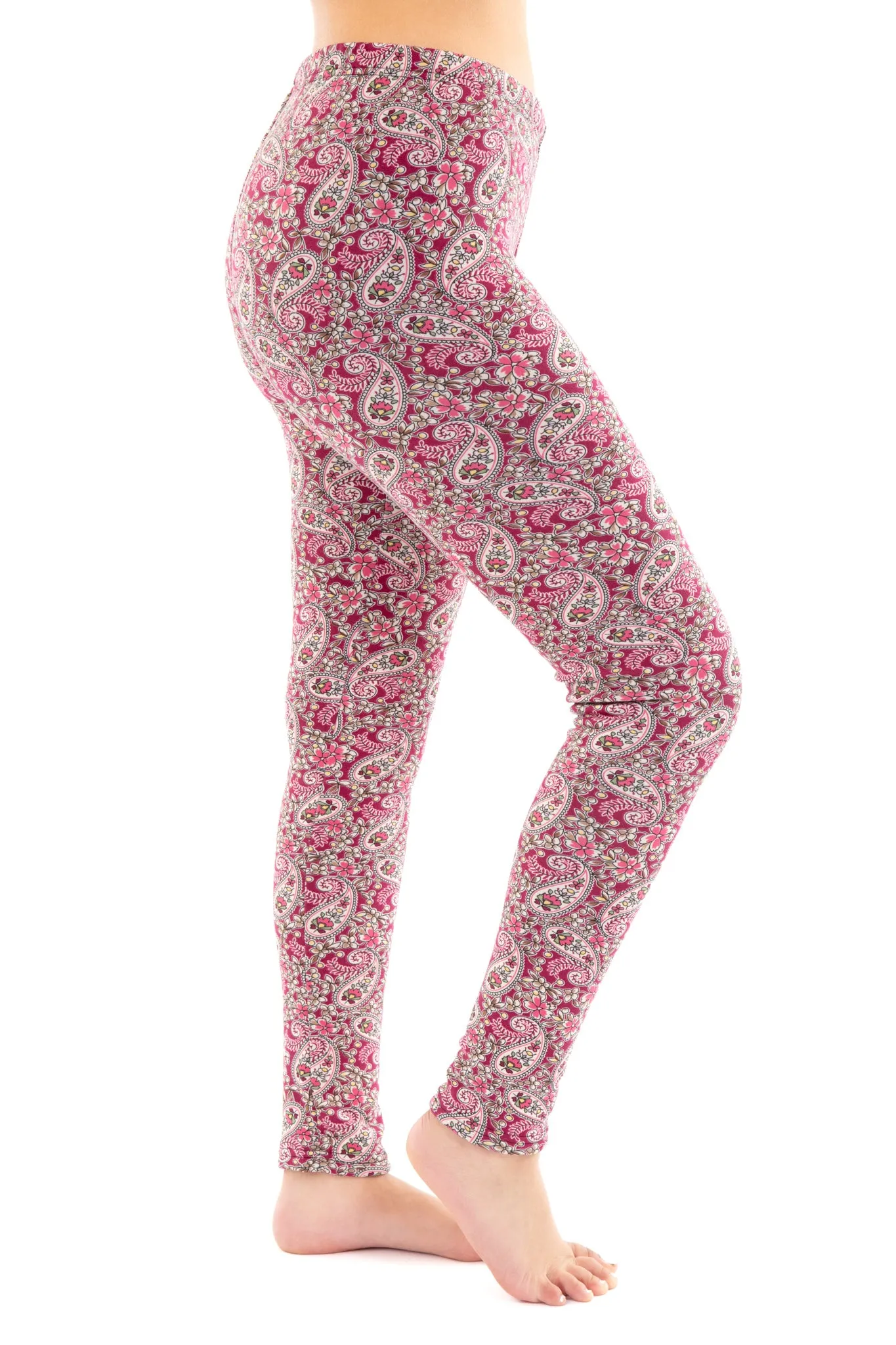 Damask - Cozy Lined Leggings sold by Just Cozy