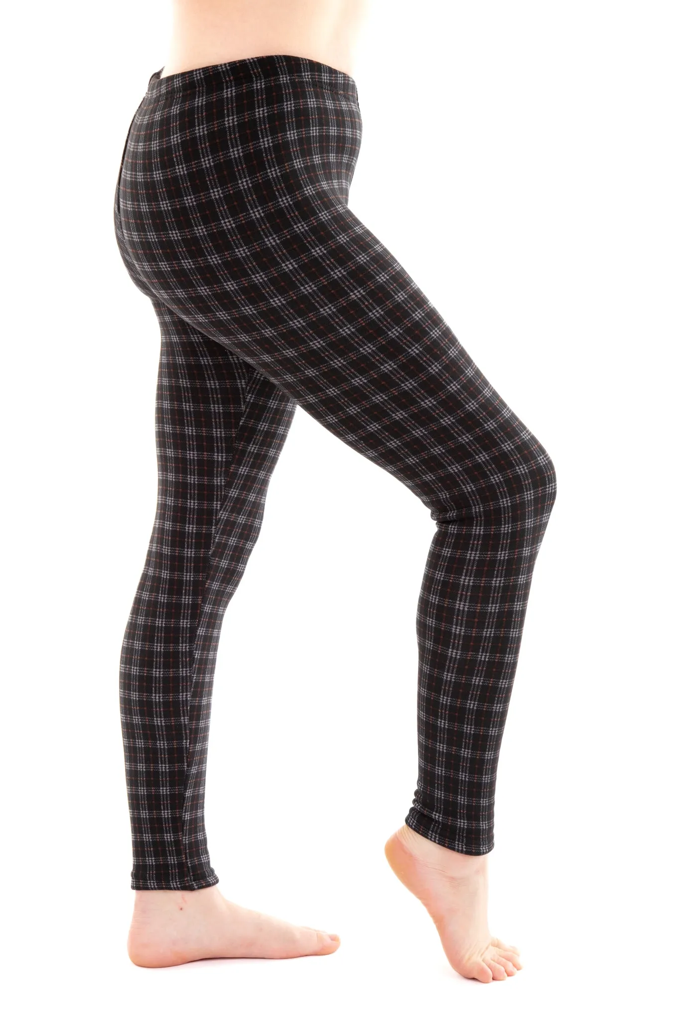 B&W Glen - Cozy Lined Leggings sold by Just Cozy
