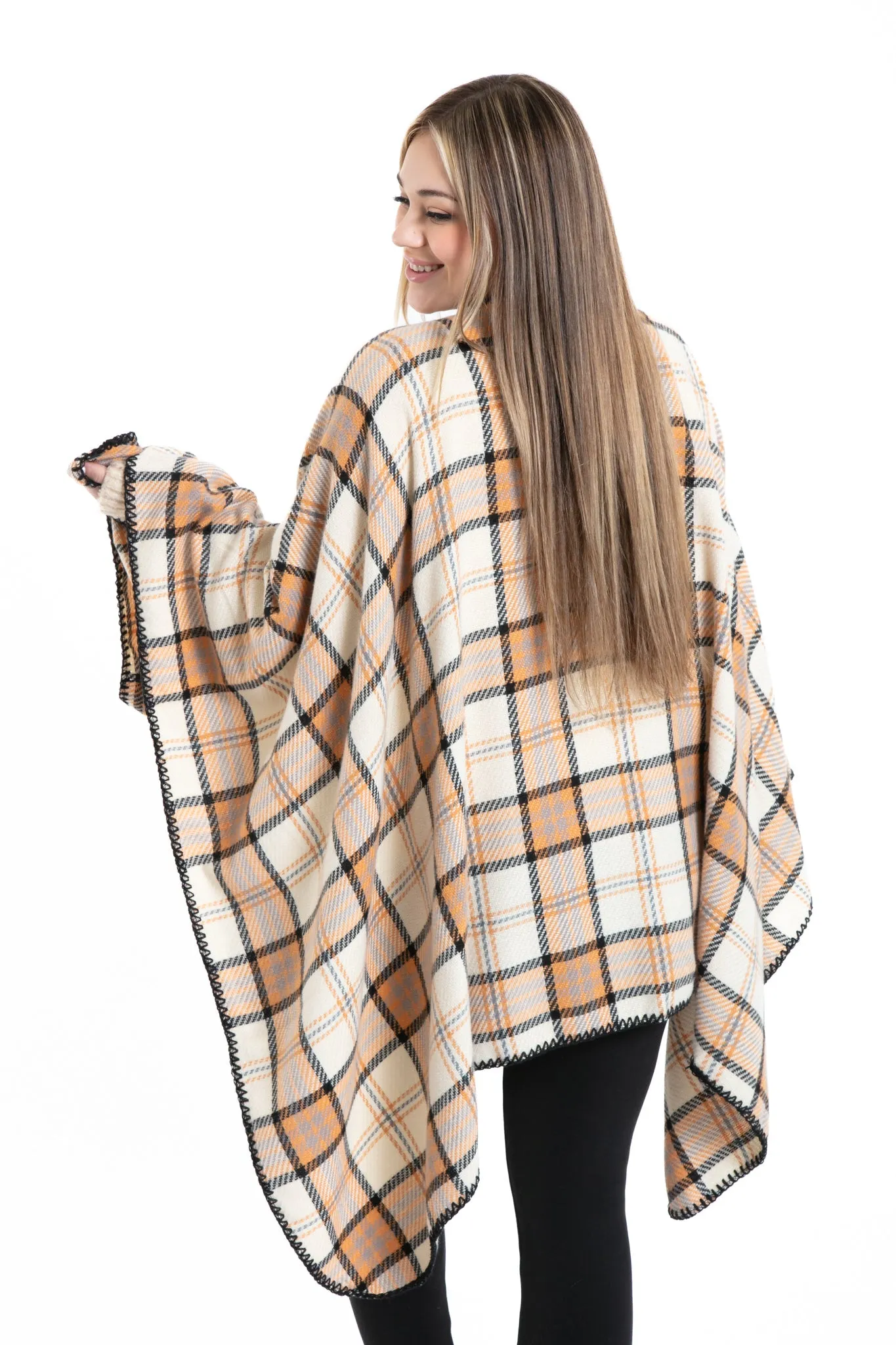 Bianca - Poncho Scarf sold by Just Cozy product image thumbnail 4