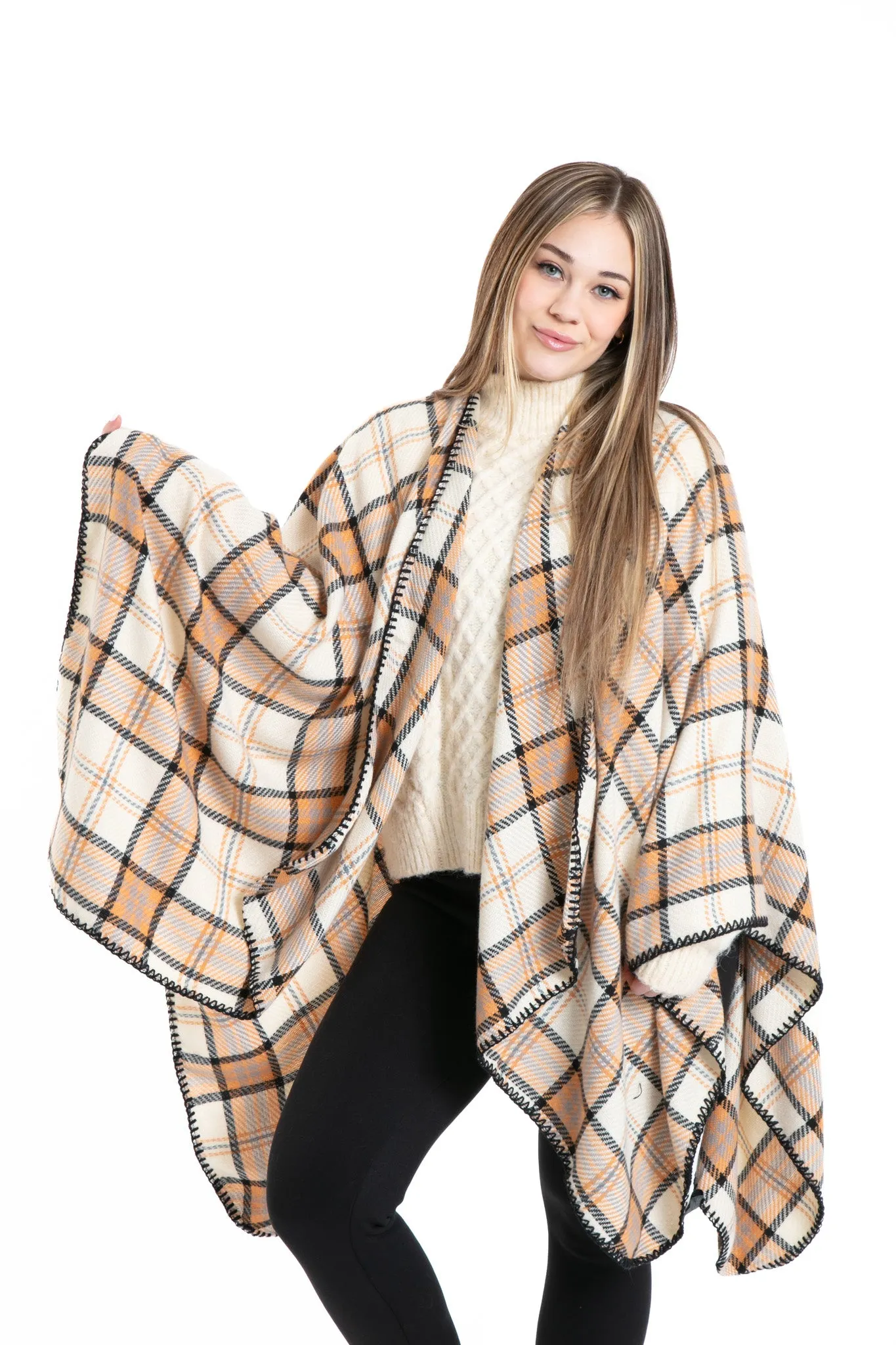 Bianca - Poncho Scarf sold by Just Cozy product image thumbnail 3