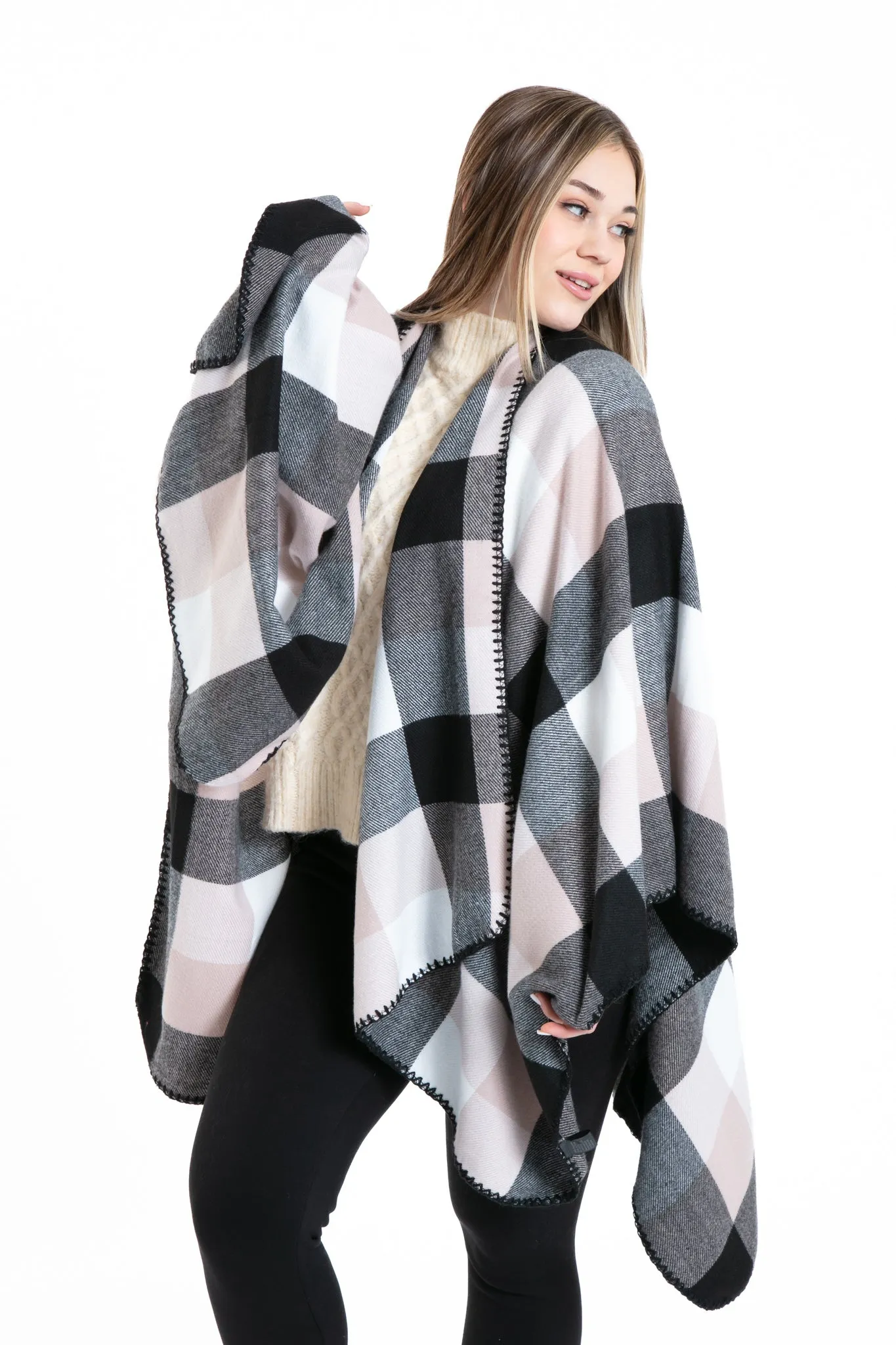 Thea - Poncho Scarf sold by Just Cozy product image thumbnail 3