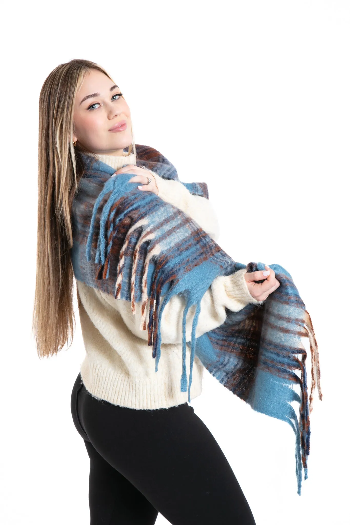 Greta - Bouclé Scarf sold by Just Cozy product image thumbnail 2