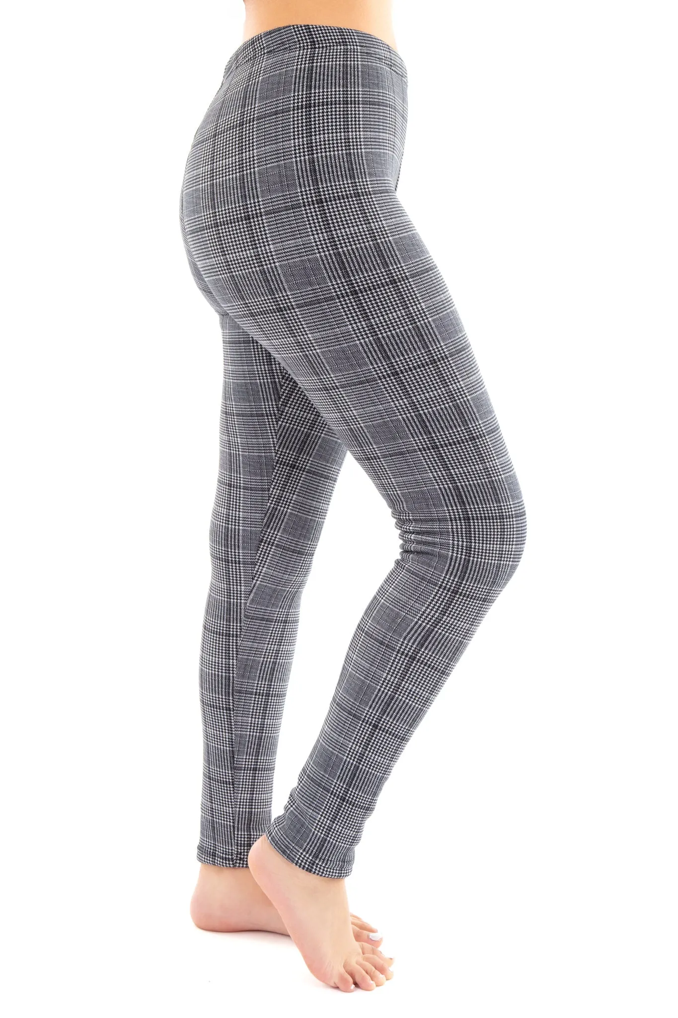 Glen Plaid - Cozy Lined Leggings sold by Just Cozy