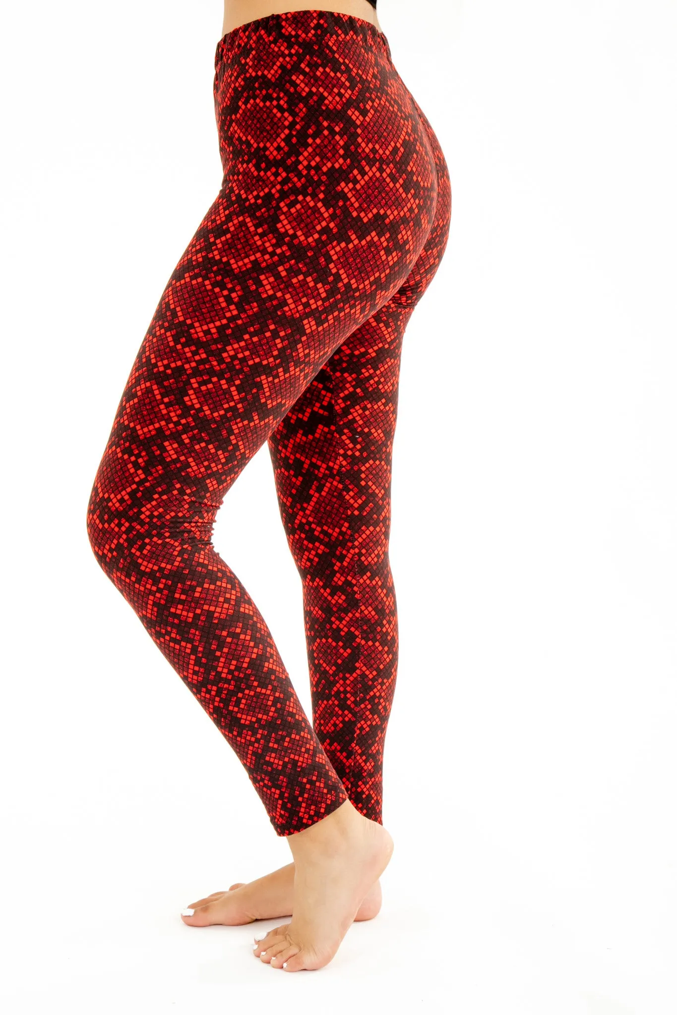 Red Snake - All Season Leggings sold by Just Cozy