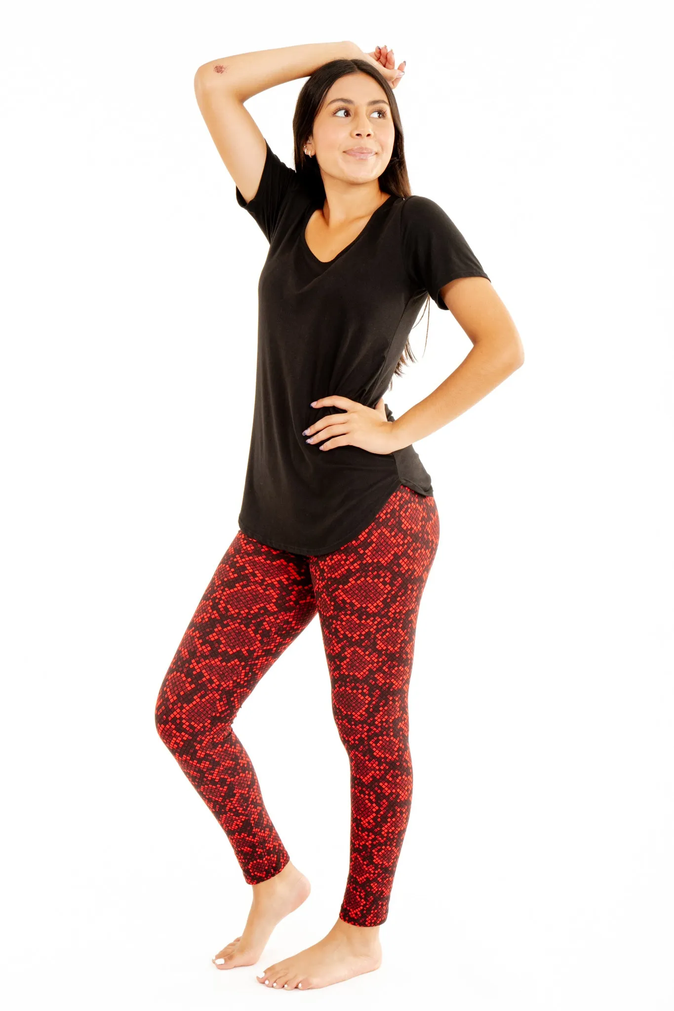 Red Snake - All Season Leggings sold by Just Cozy product image thumbnail 5