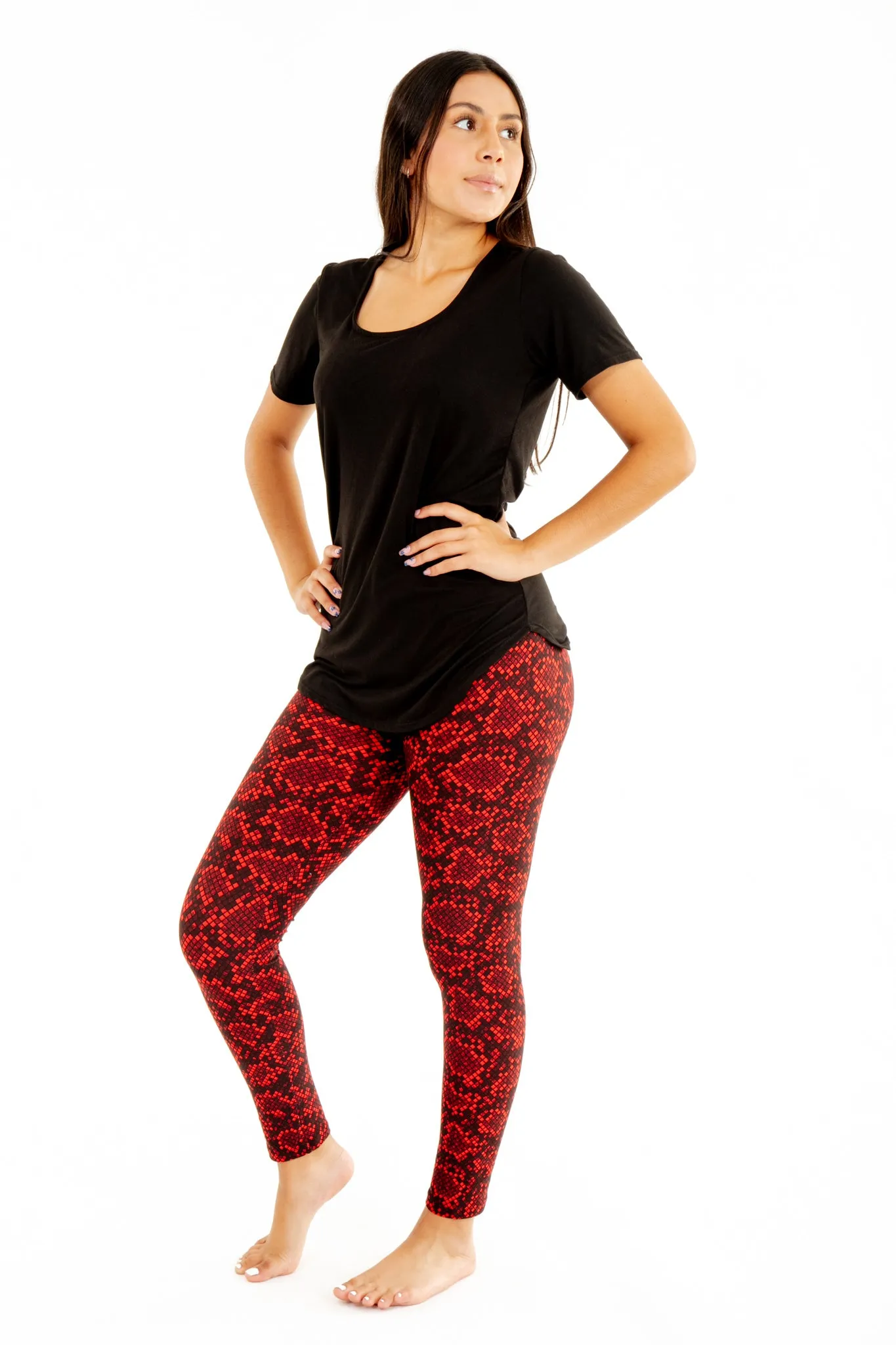 Red Snake - All Season Leggings sold by Just Cozy product image thumbnail 2