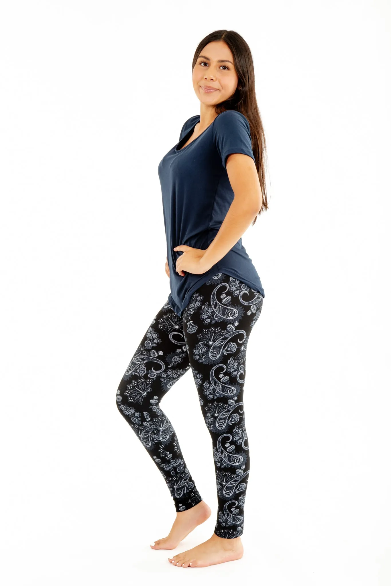 Dark Rose - All Season Leggings sold by Just Cozy product image thumbnail 5