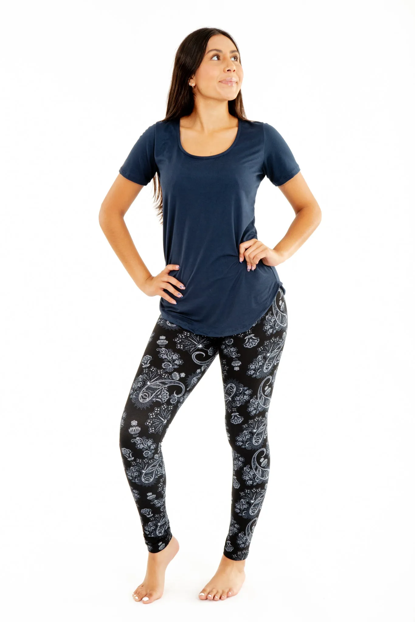 Dark Rose - All Season Leggings sold by Just Cozy product image thumbnail 4
