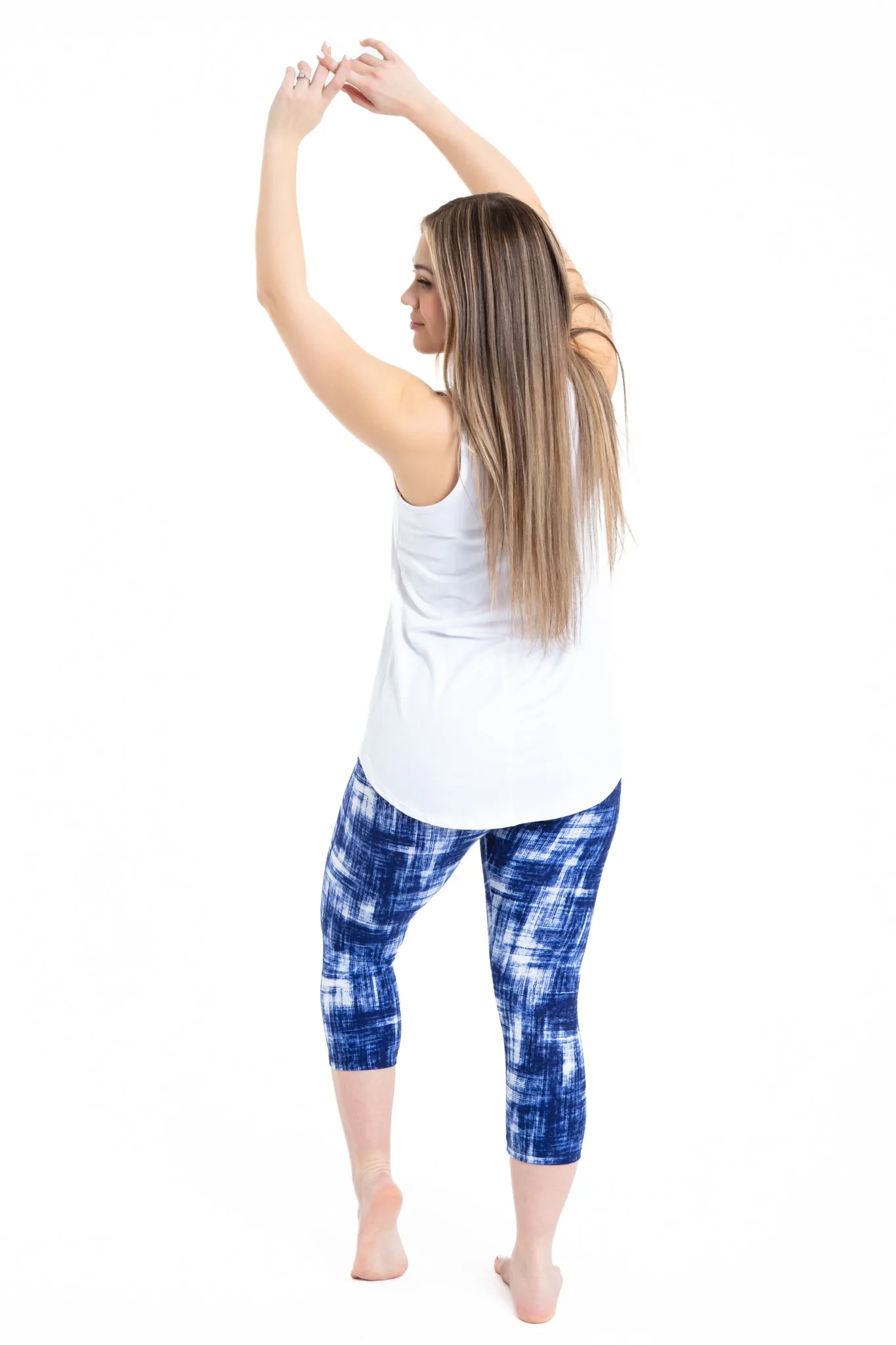 Blue Contrast - Capris sold by Just Cozy product image thumbnail 5