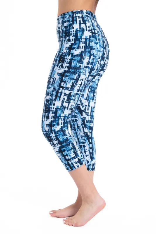 Blue Strokes - Capris sold by Just Cozy