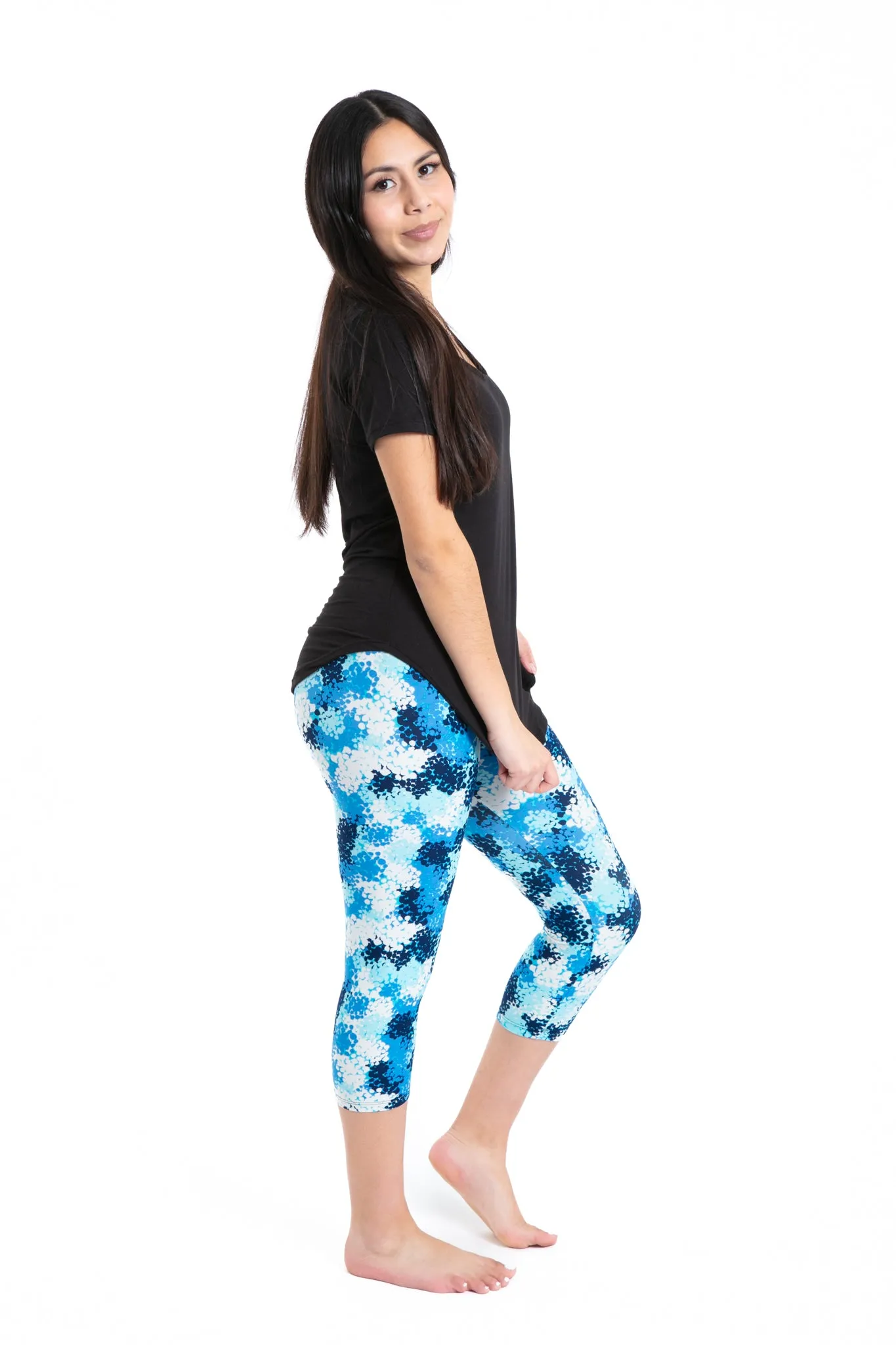 Electric Blue - Capris sold by Just Cozy product image thumbnail 2