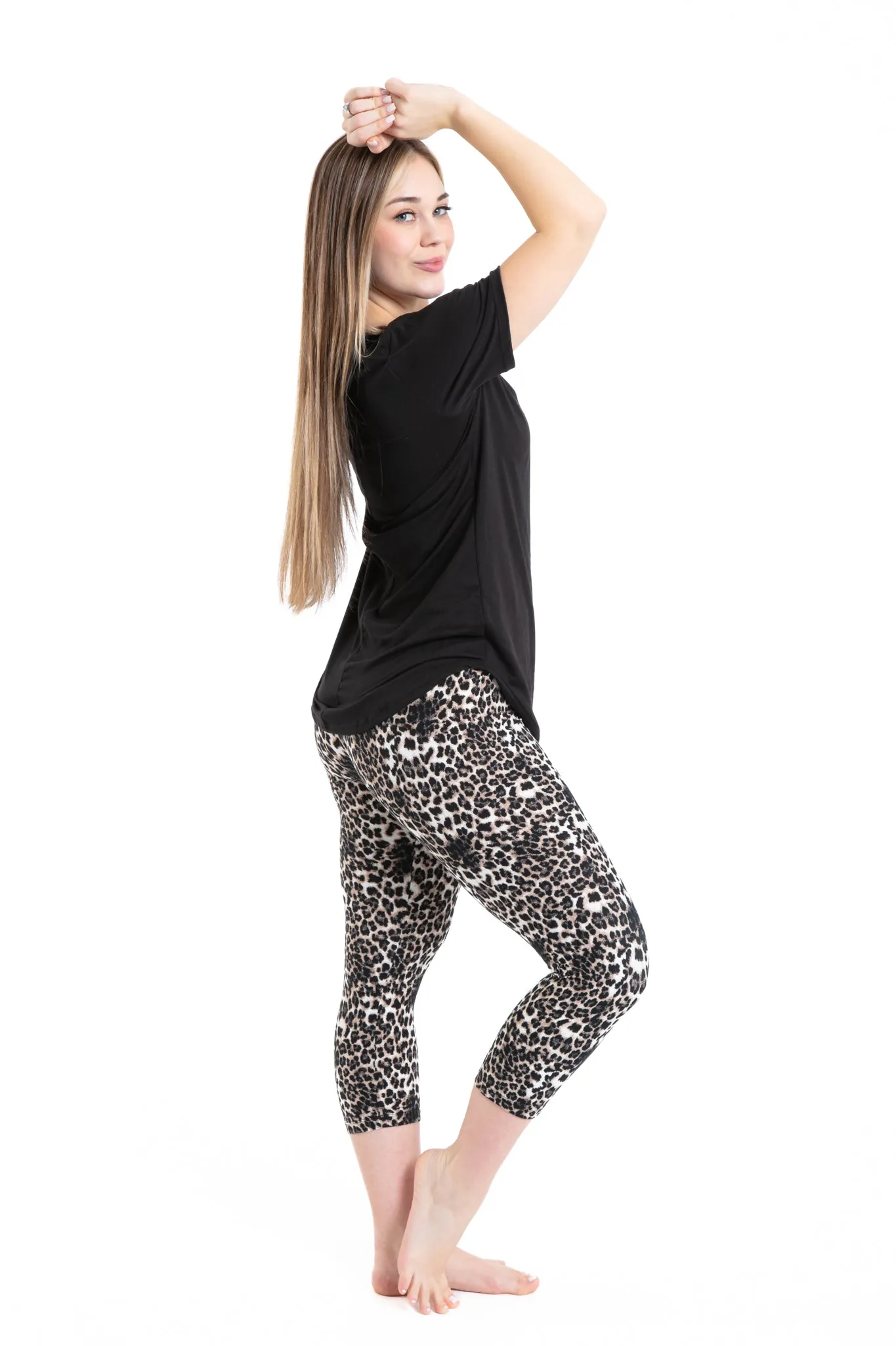 Wild Leopard - Capris sold by Just Cozy product image thumbnail 4