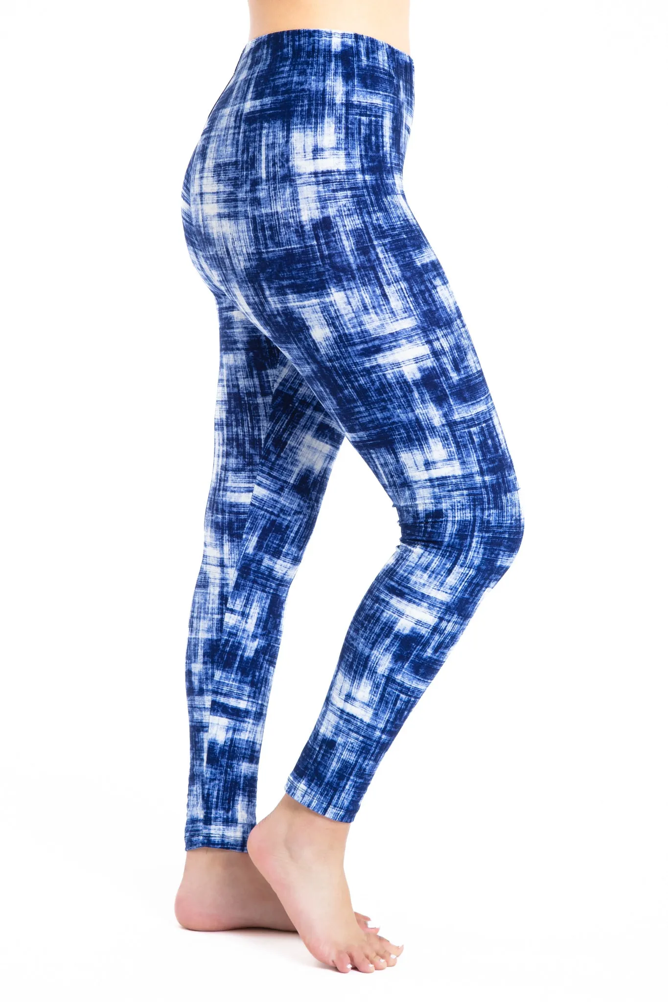 Blue Contrast - All Season Leggings sold by Just Cozy