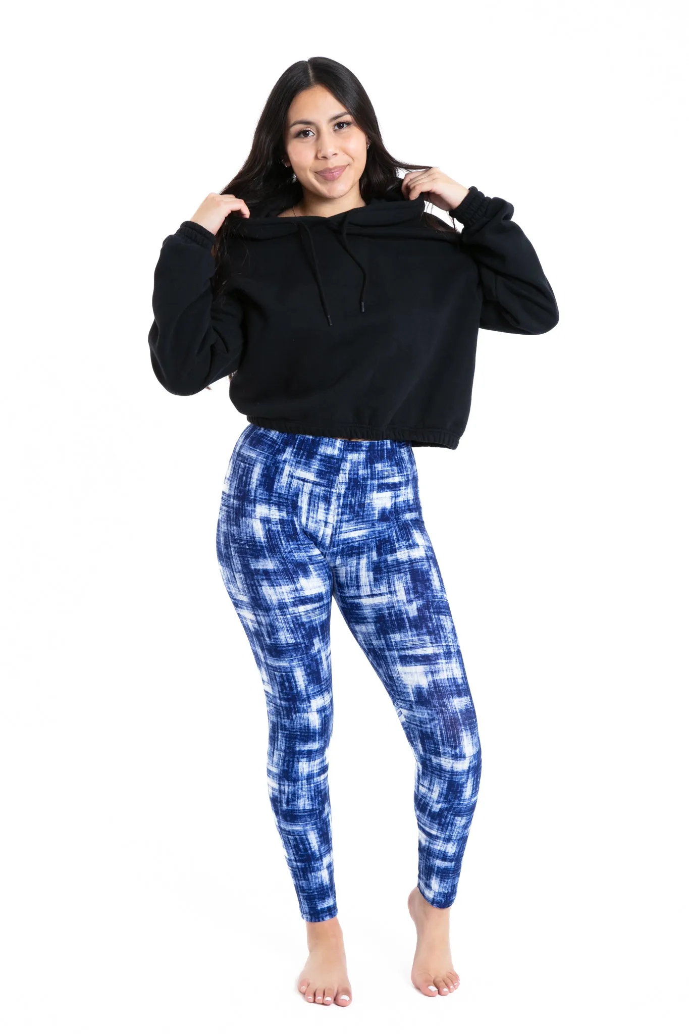 Blue Contrast - All Season Leggings sold by Just Cozy product image thumbnail 4