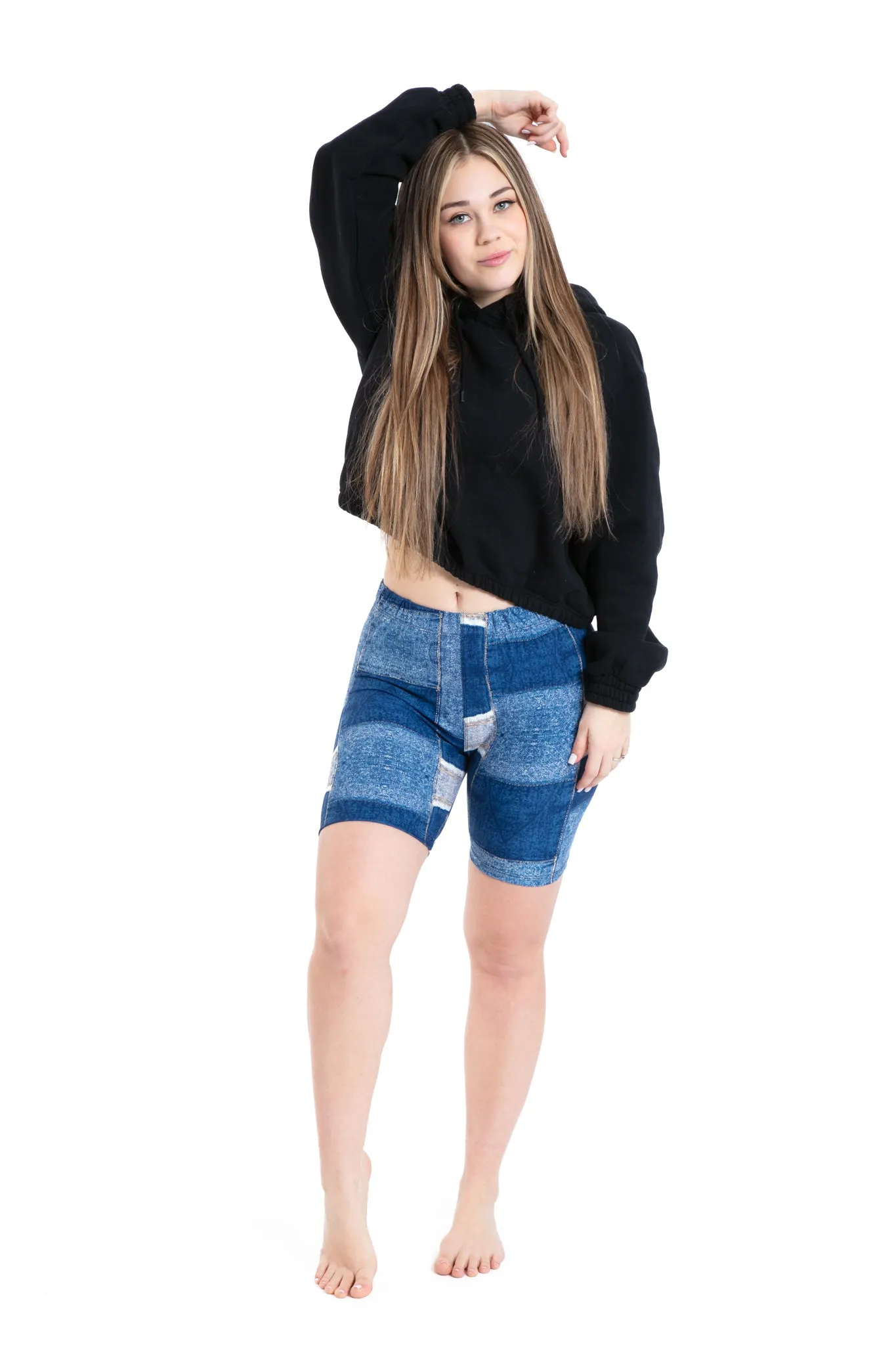 Denim Patch - Shorts sold by Just Cozy product image thumbnail 4