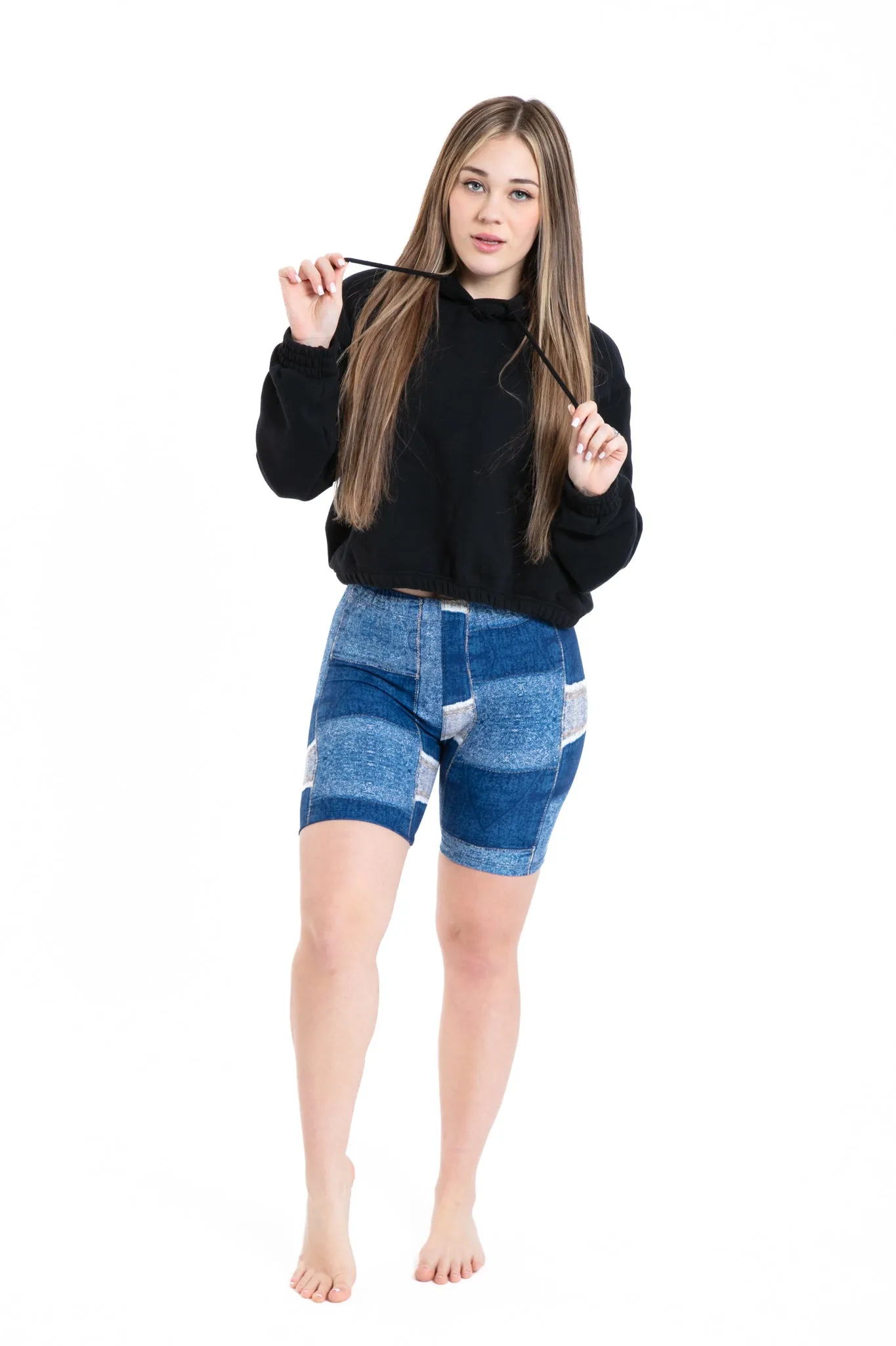 Denim Patch - Shorts sold by Just Cozy product image thumbnail 3