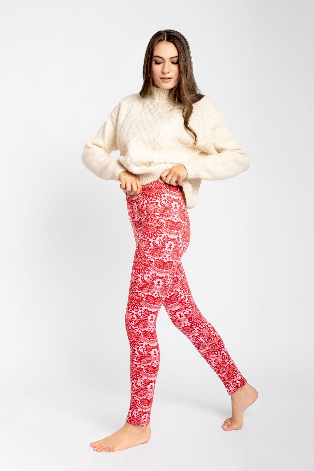 Red Flowers - Cozy Lined sold by Just Cozy product image thumbnail 4