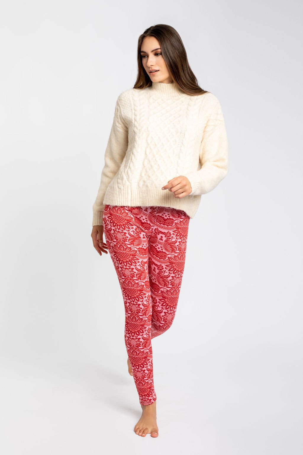 Red Flowers - Cozy Lined sold by Just Cozy product image thumbnail 5