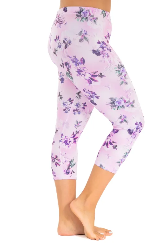 Purple Iris - Capris sold by Just Cozy