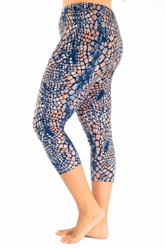 Snake Pattern - Capris sold by Just Cozy