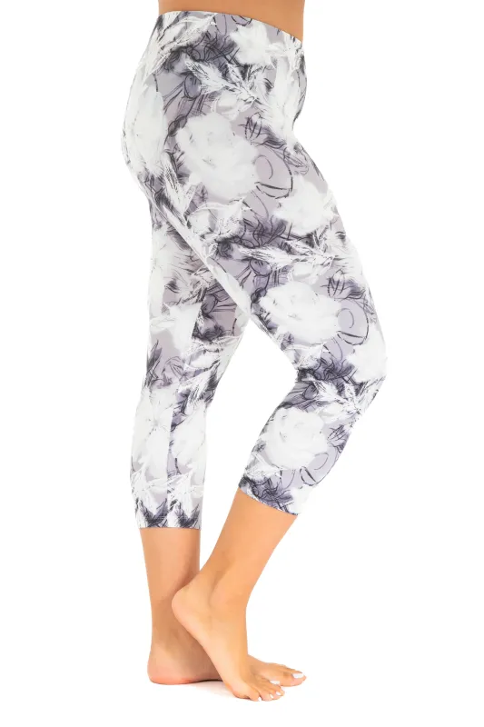 Flowers XRay - Capris sold by Just Cozy