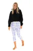Blue & Pink Colored - Capris sold by Just Cozy
