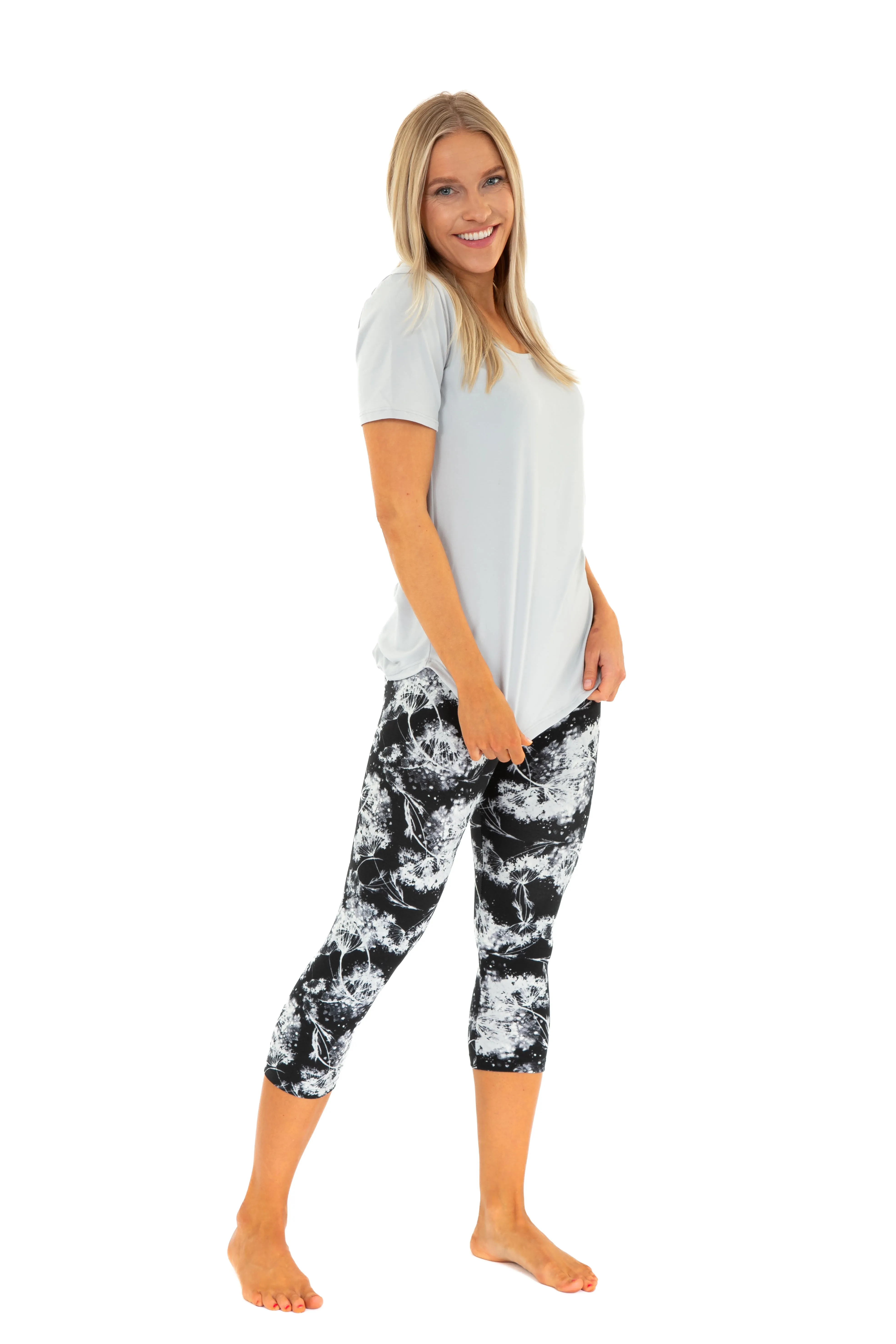Dandelions - Capris sold by Just Cozy product image thumbnail 5
