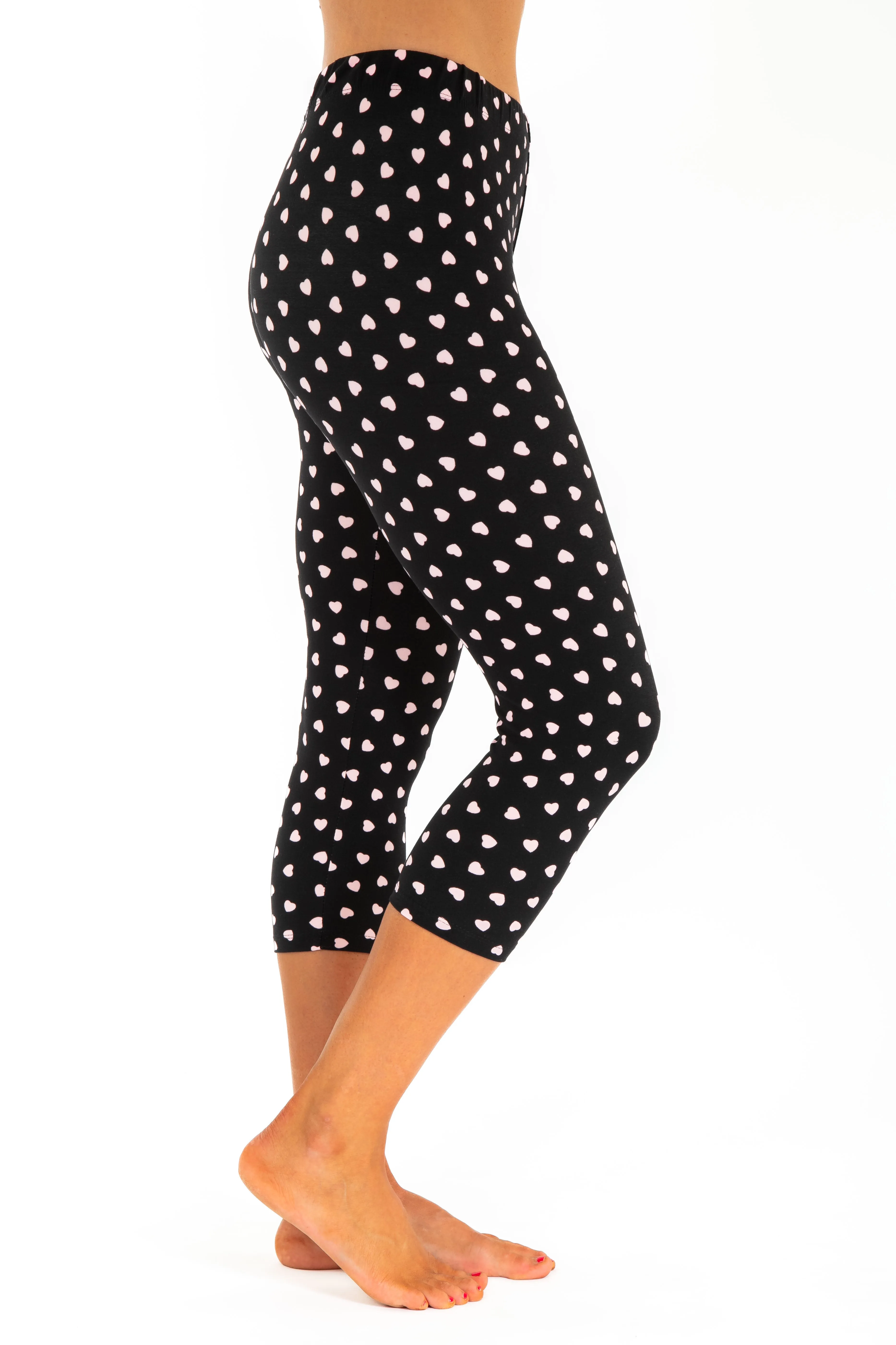 Heart Vibes - Capris sold by Just Cozy