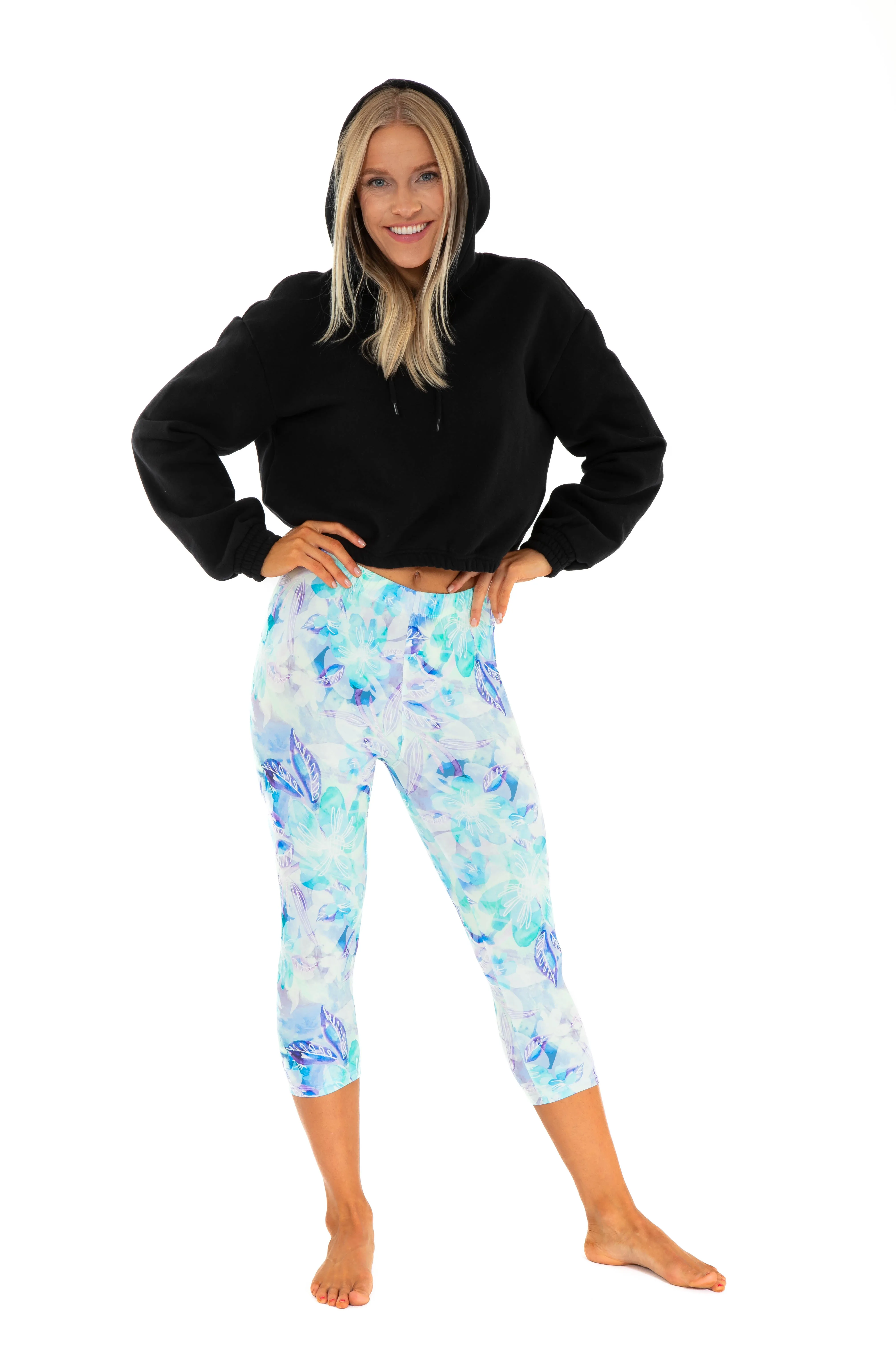 Bluish Jungle - Capris sold by Just Cozy product image thumbnail 4