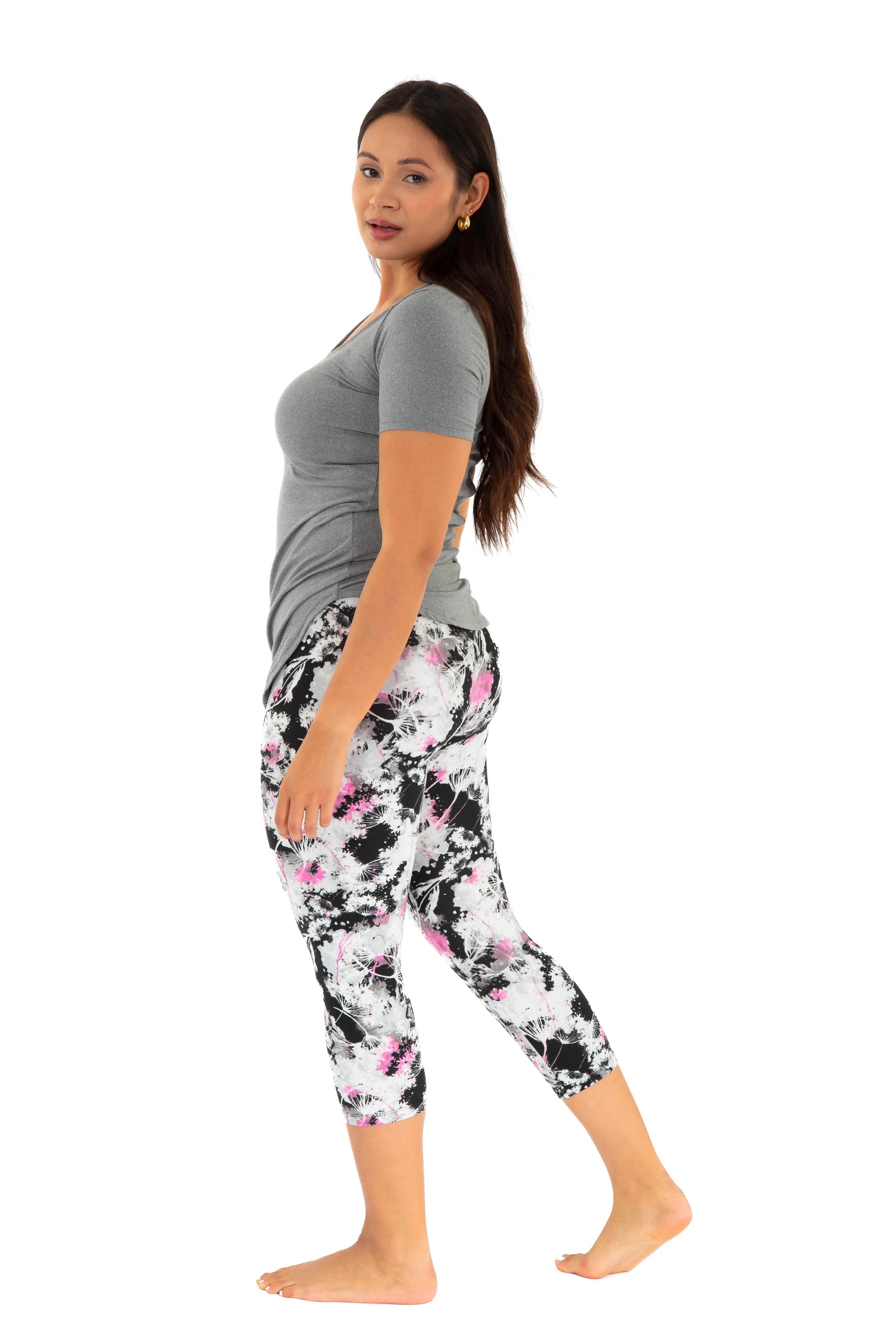 White Dandelion - Capris sold by Just Cozy product image thumbnail 4