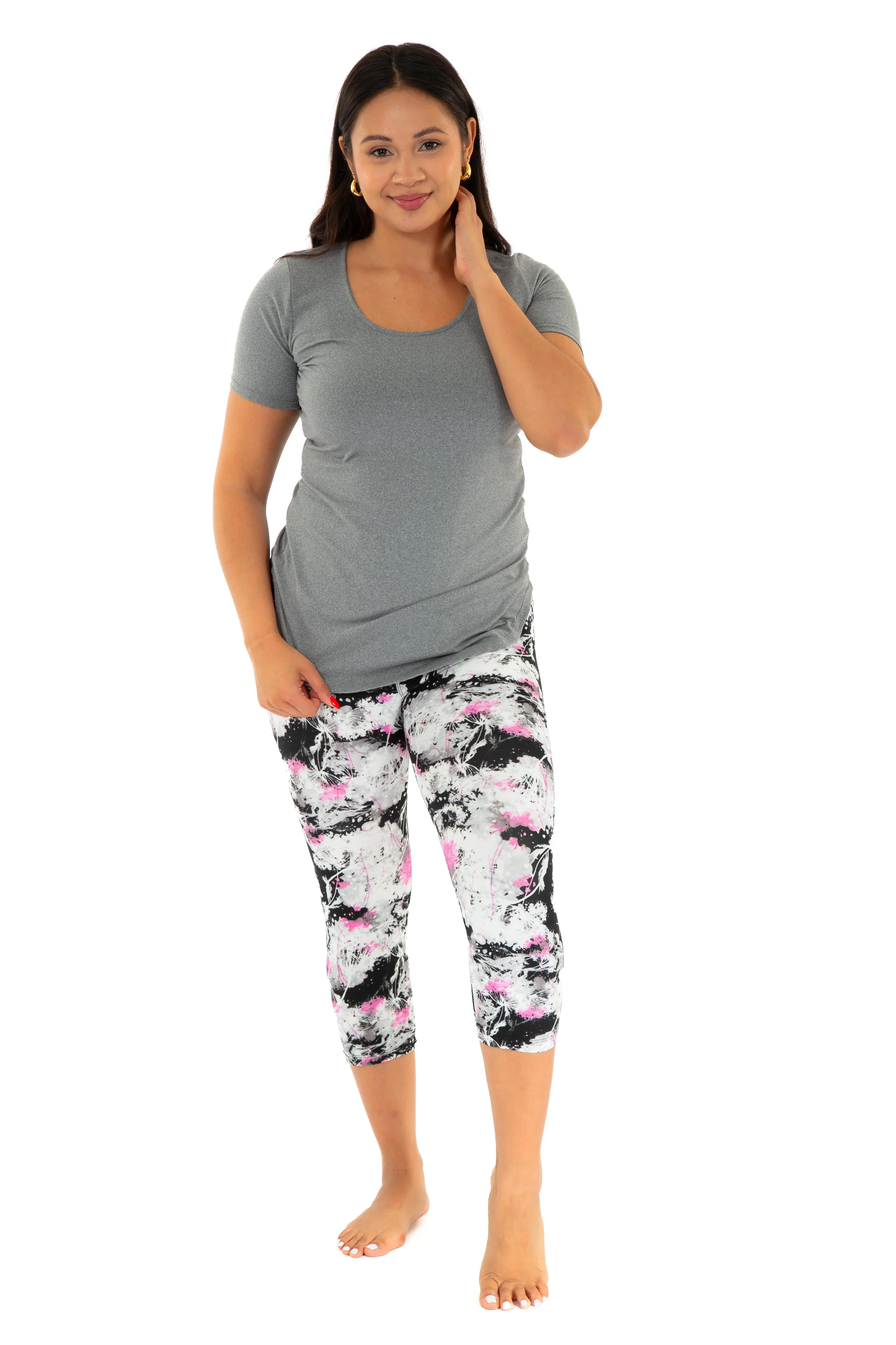 White Dandelion - Capris sold by Just Cozy product image thumbnail 2