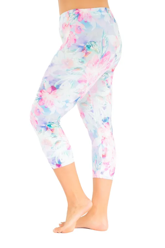 Colorful Rainforest - Capris sold by Just Cozy