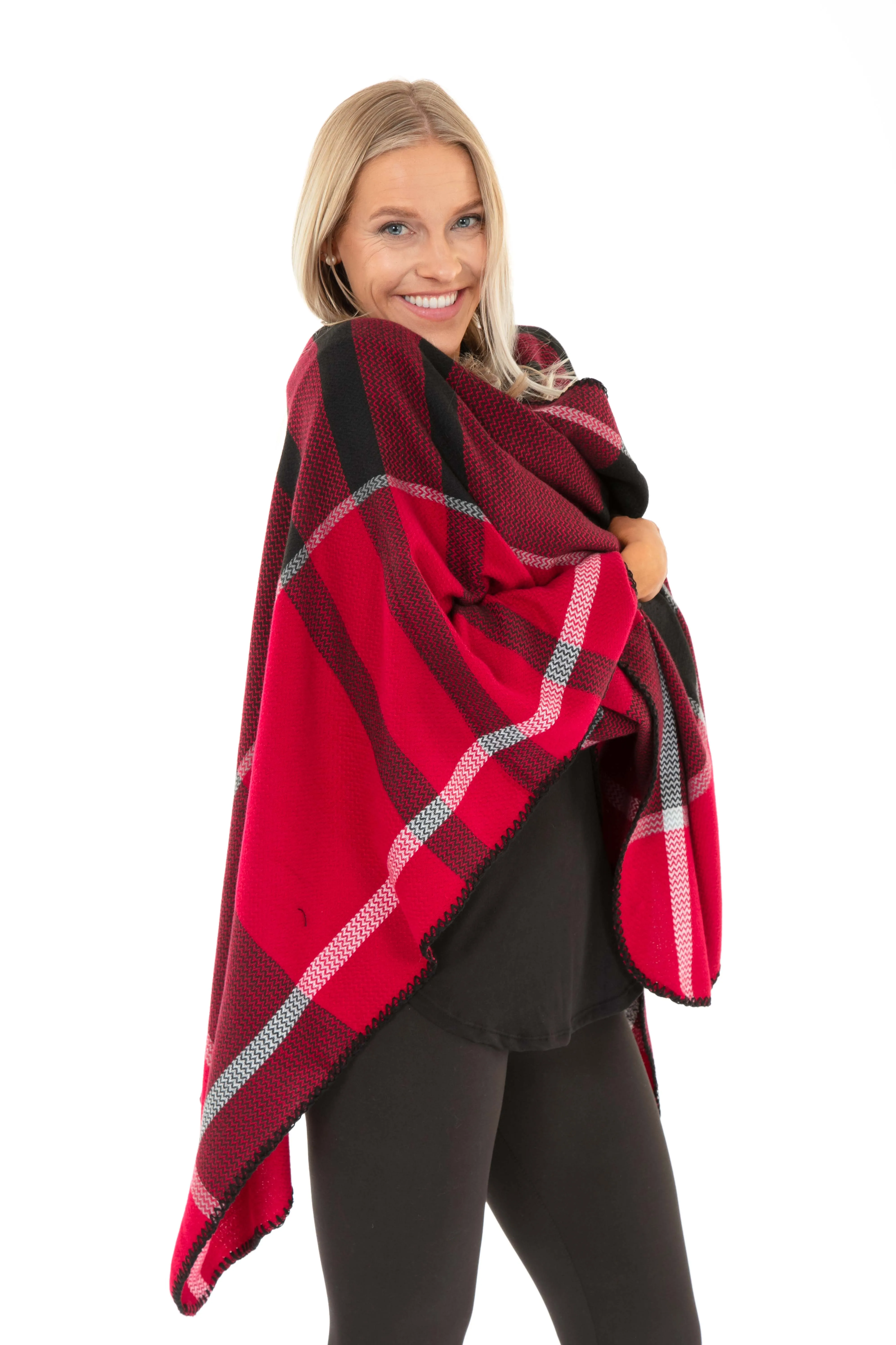 Rene - Poncho Scarf sold by Just Cozy product image thumbnail 3