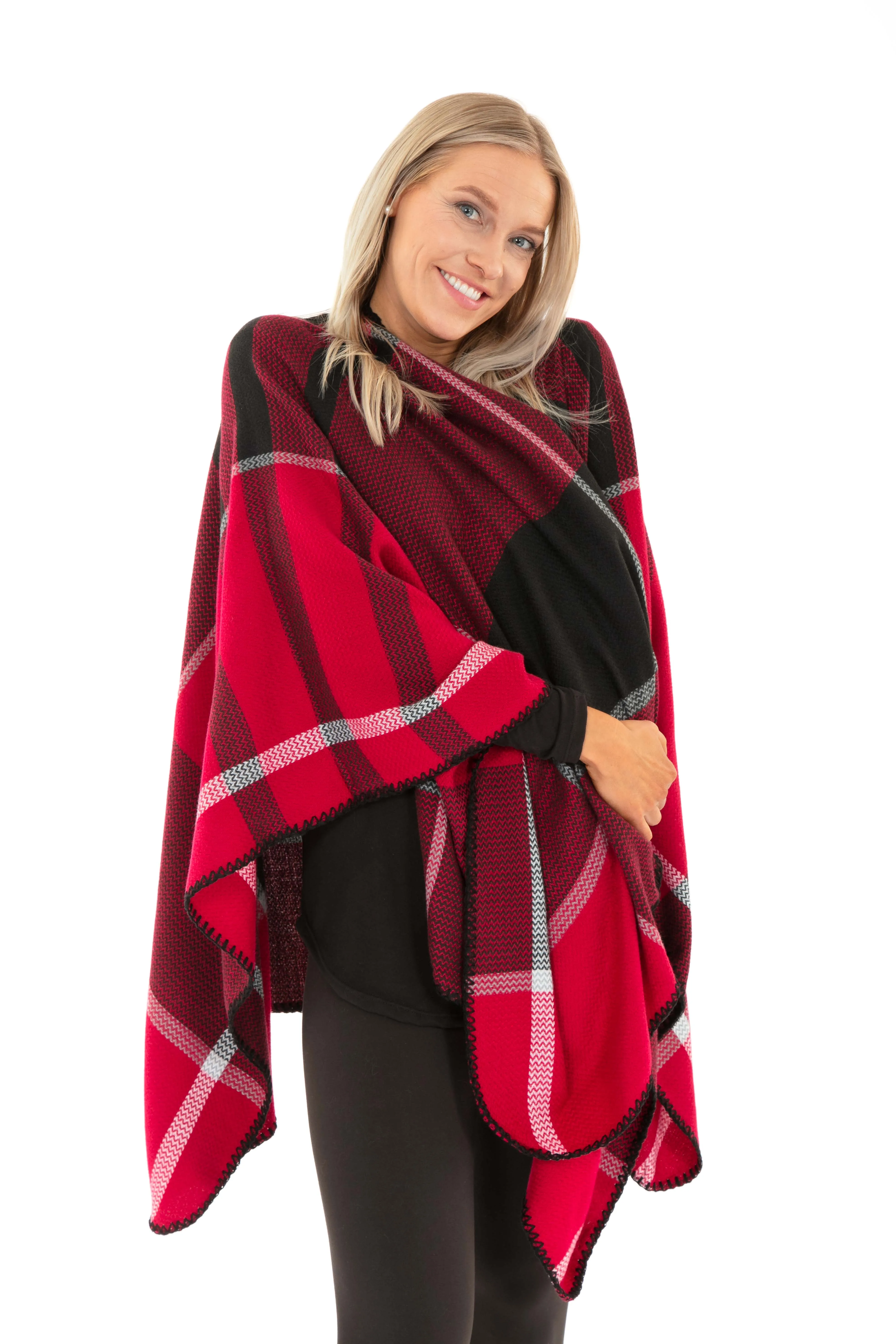 Rene - Poncho Scarf sold by Just Cozy product image thumbnail 2