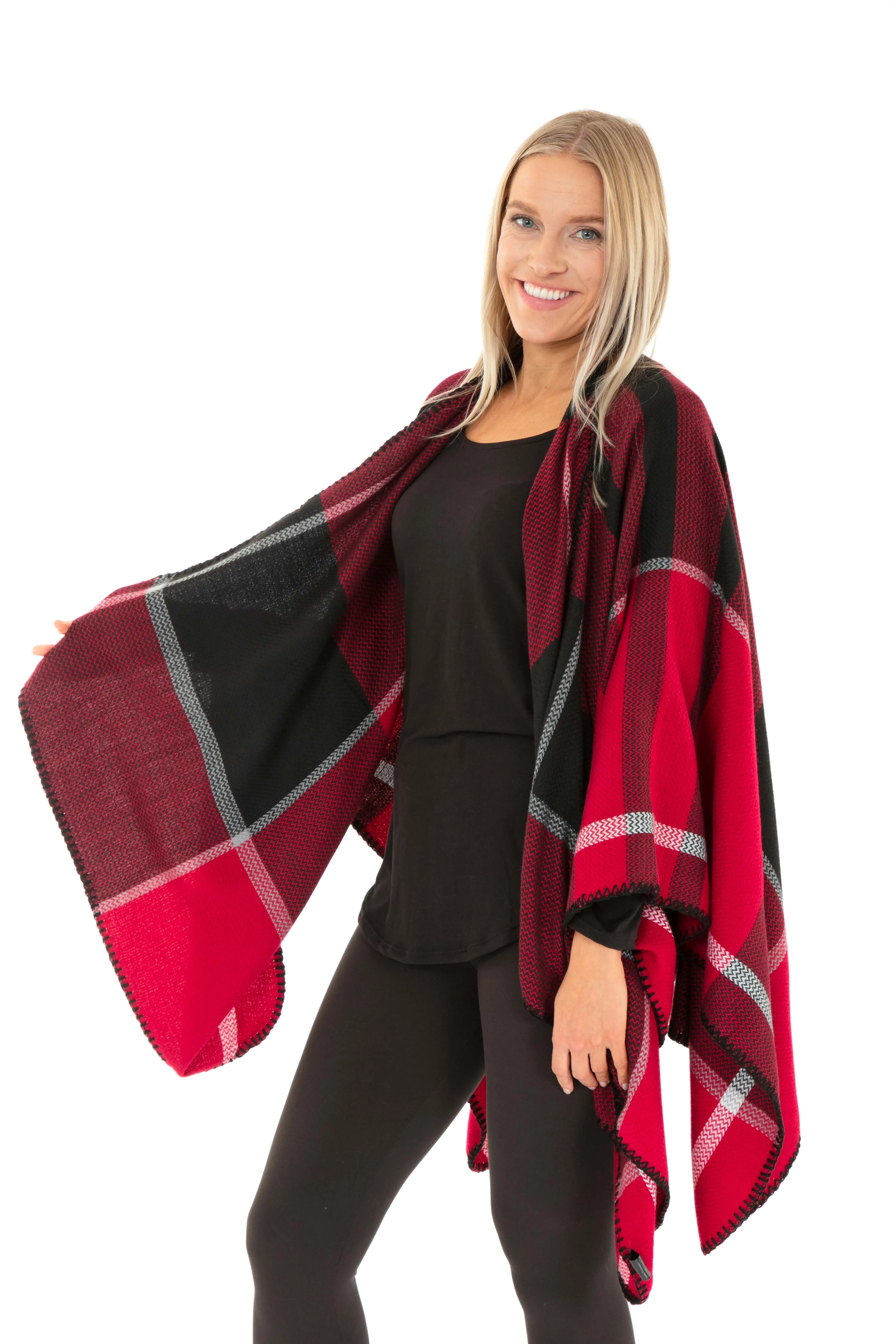 Rene - Poncho Scarf sold by Just Cozy product image thumbnail 4