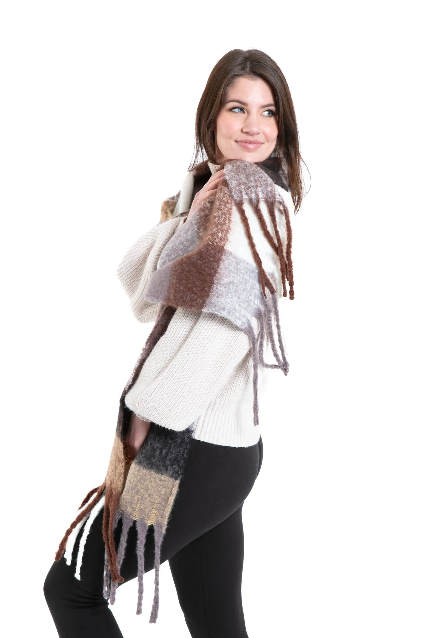Esmeralda - Bouclé Scarf sold by Just Cozy product image thumbnail 5