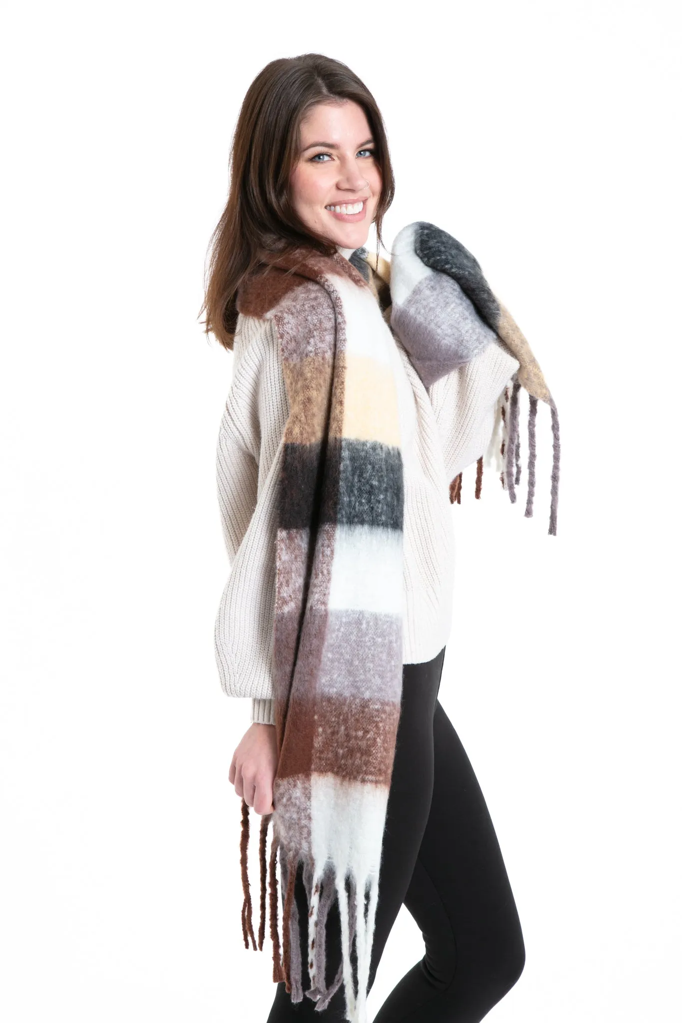 Esmeralda - Bouclé Scarf sold by Just Cozy product image thumbnail 4