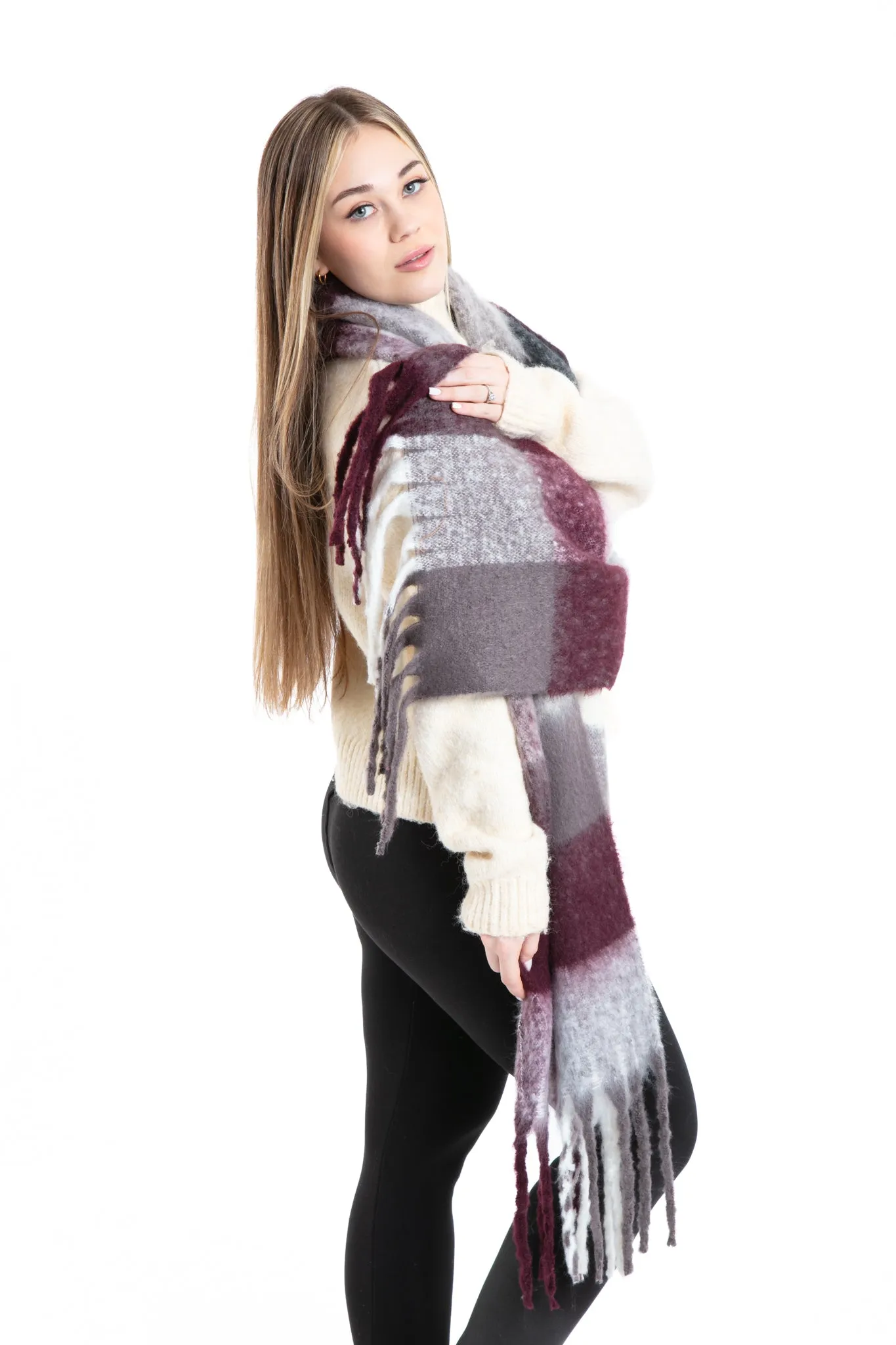 Erika - Bouclé Scarf sold by Just Cozy product image thumbnail 4
