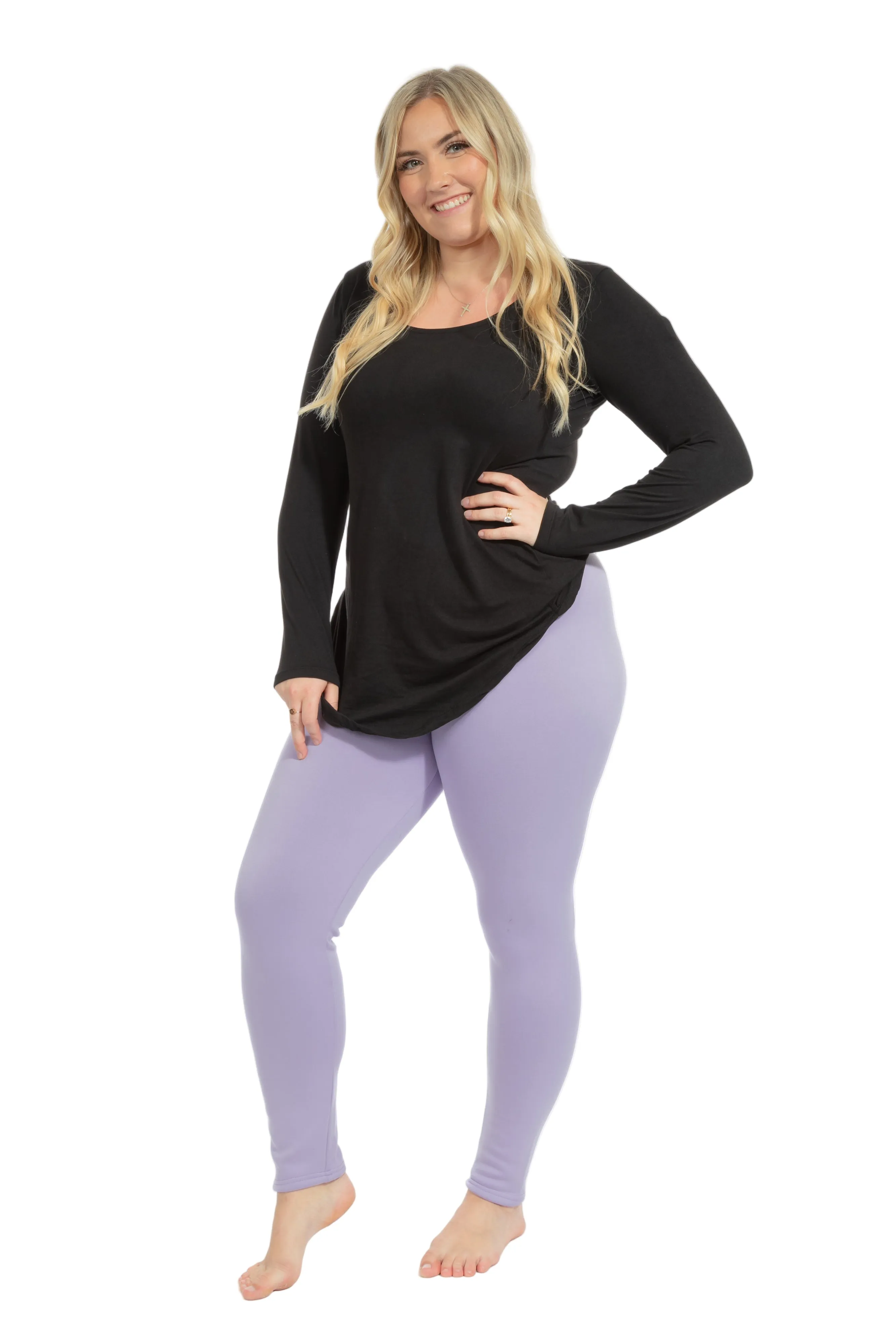 Lavender - Cozy Lined Leggings sold by Just Cozy product image thumbnail 4