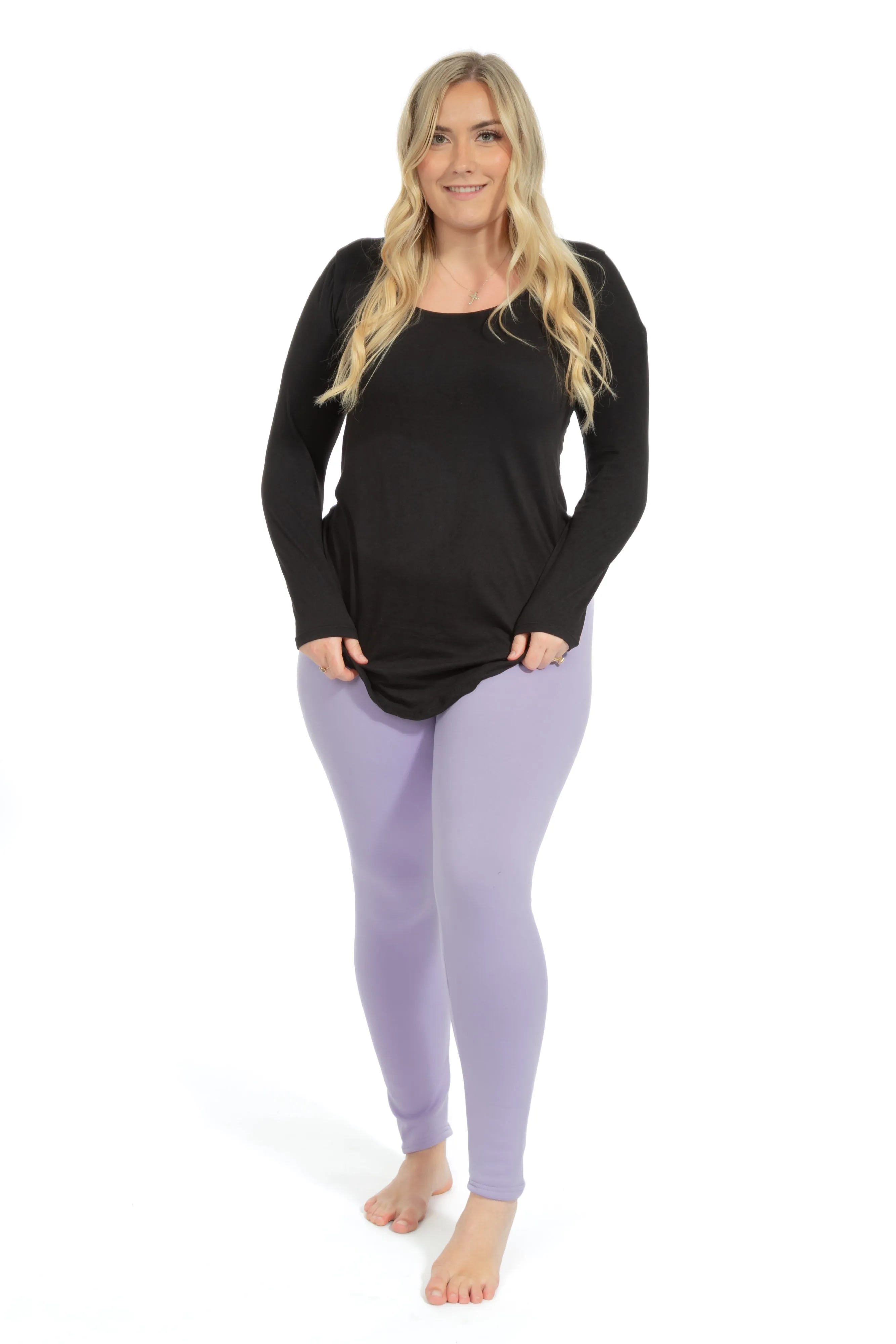 Lavender - Cozy Lined Leggings sold by Just Cozy product image thumbnail 3