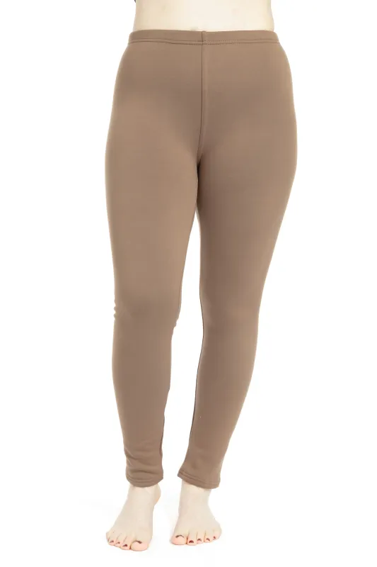 Walnut - Cozy Lined Leggings sold by Just Cozy
