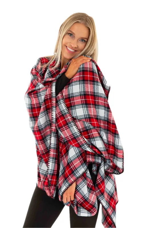 Clarabella - Poncho Scarf sold by Just Cozy