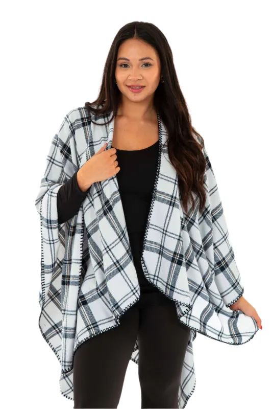 Joyce - Poncho Scarf sold by Just Cozy