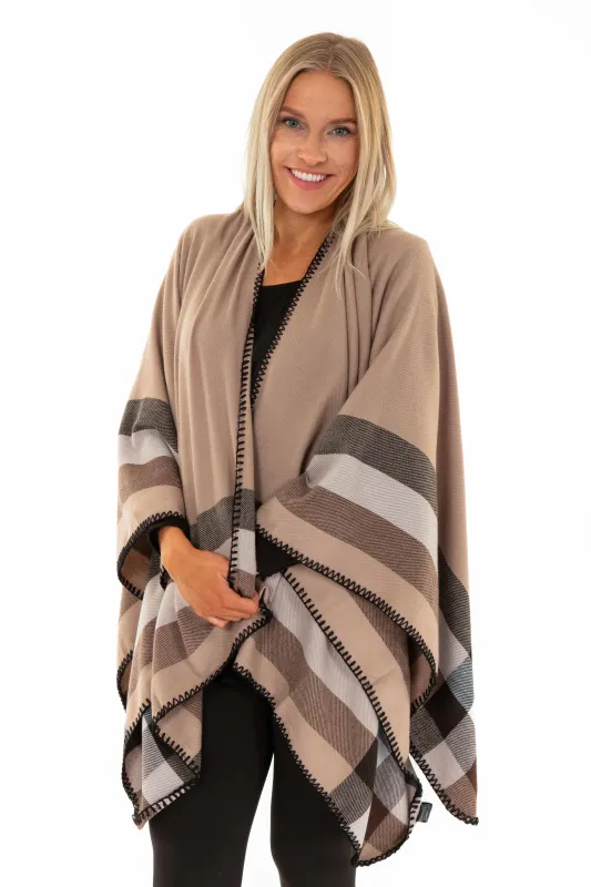Macarena - Poncho Scarf sold by Just Cozy