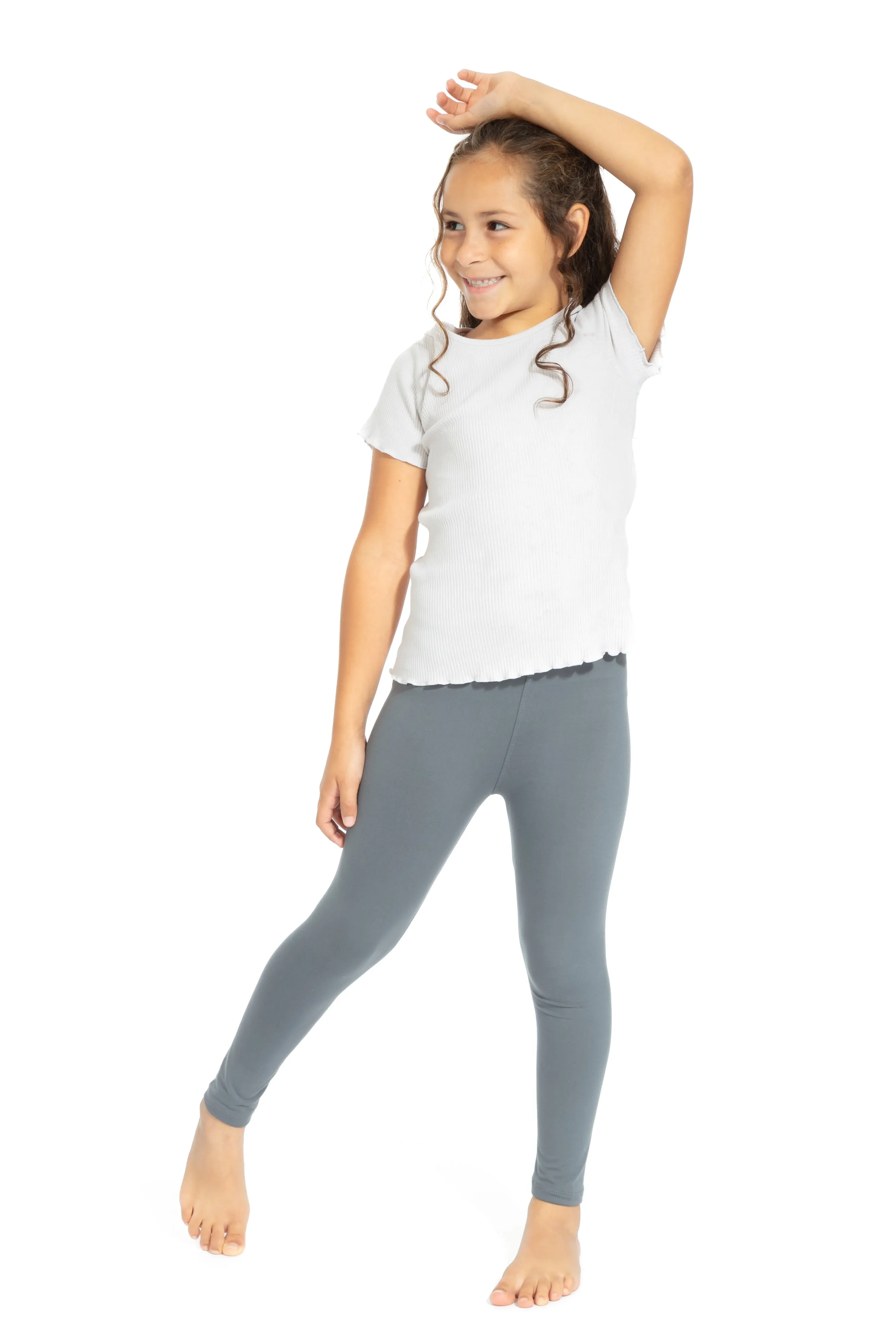 Gray Kid's - All Season Leggings sold by Just Cozy product image thumbnail 4