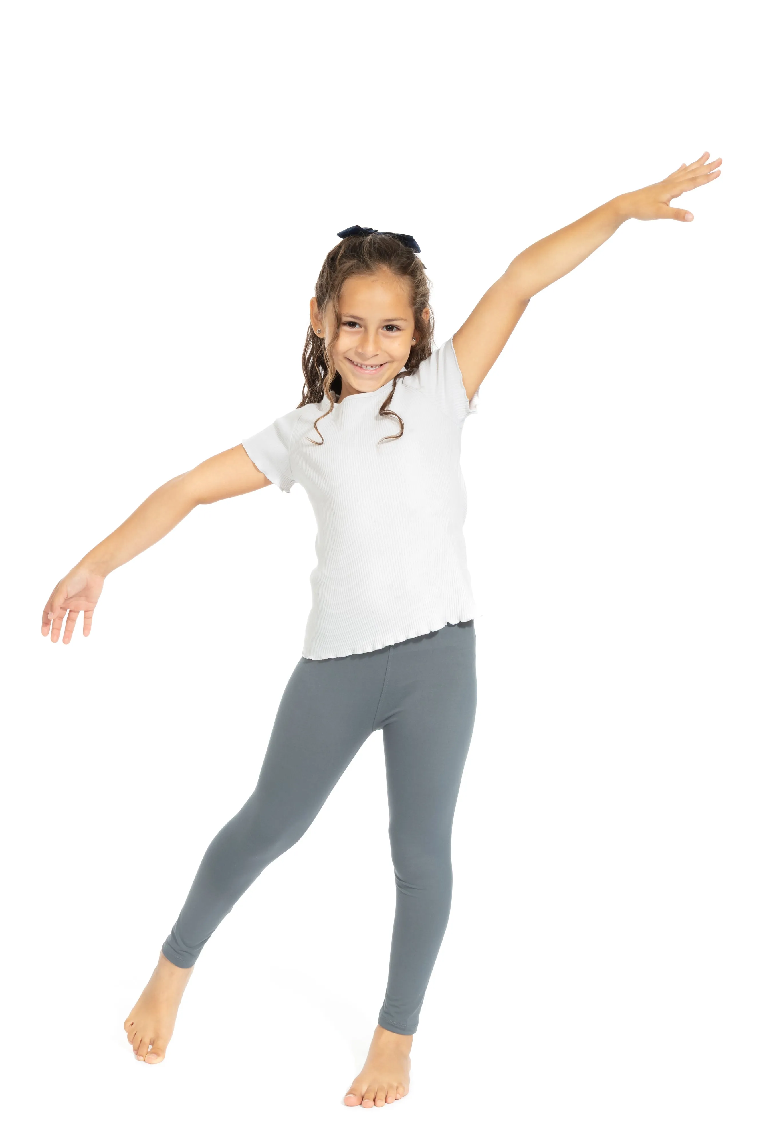 Gray Kid's - All Season Leggings sold by Just Cozy product image thumbnail 2