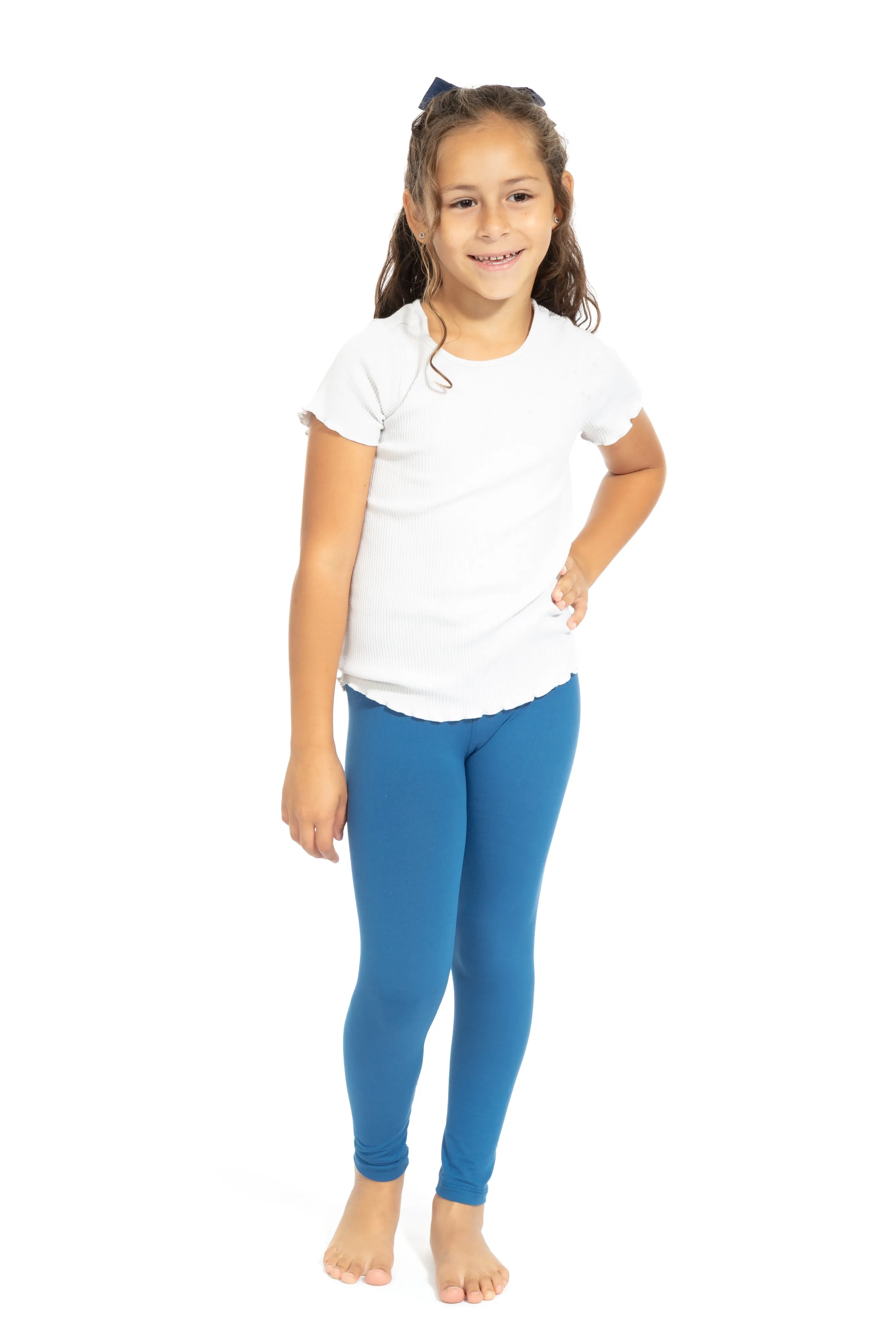 Blue Kid's - All Season Leggings sold by Just Cozy product image thumbnail 3